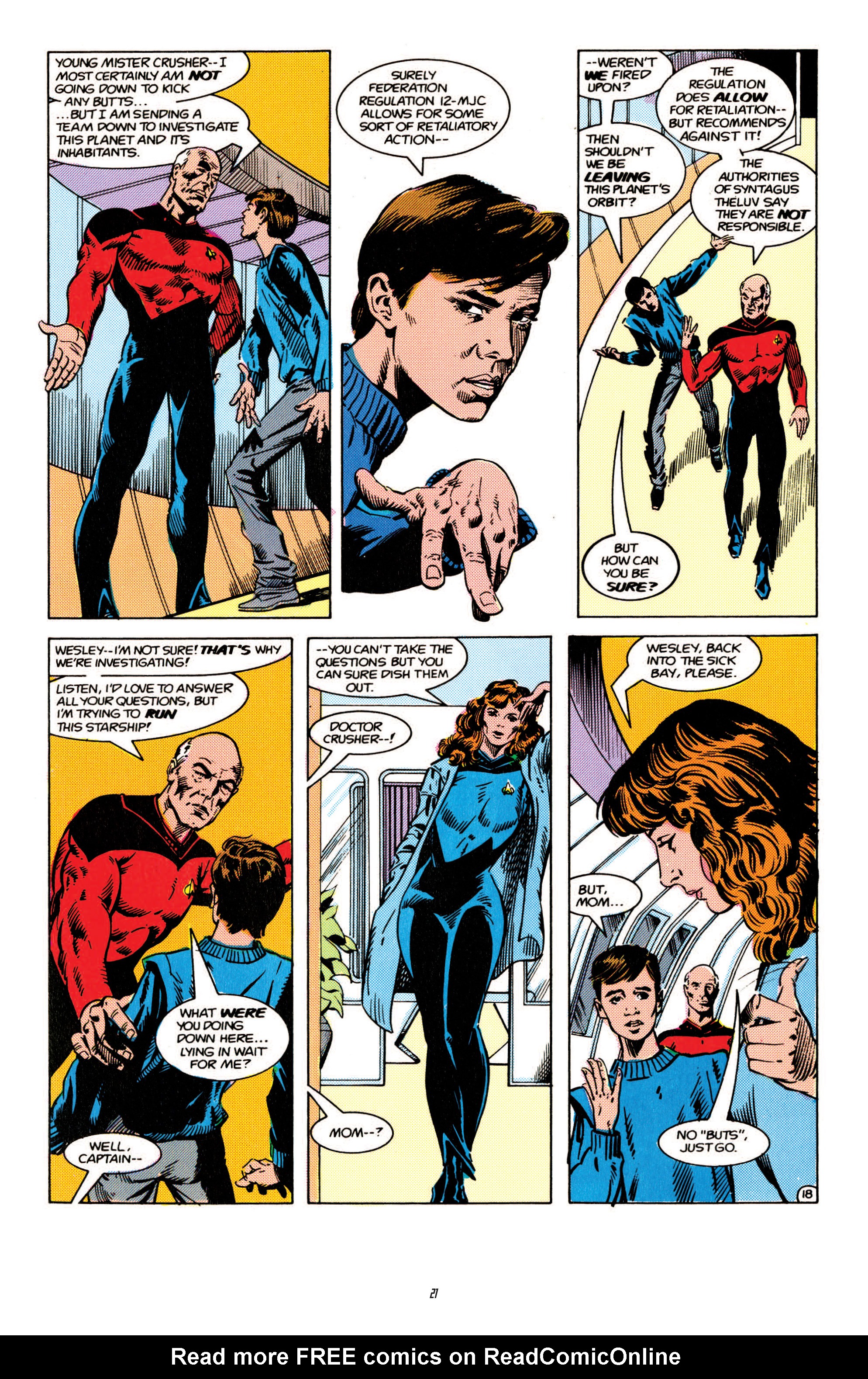 Read online Star Trek Classics comic -  Issue #4 - 20