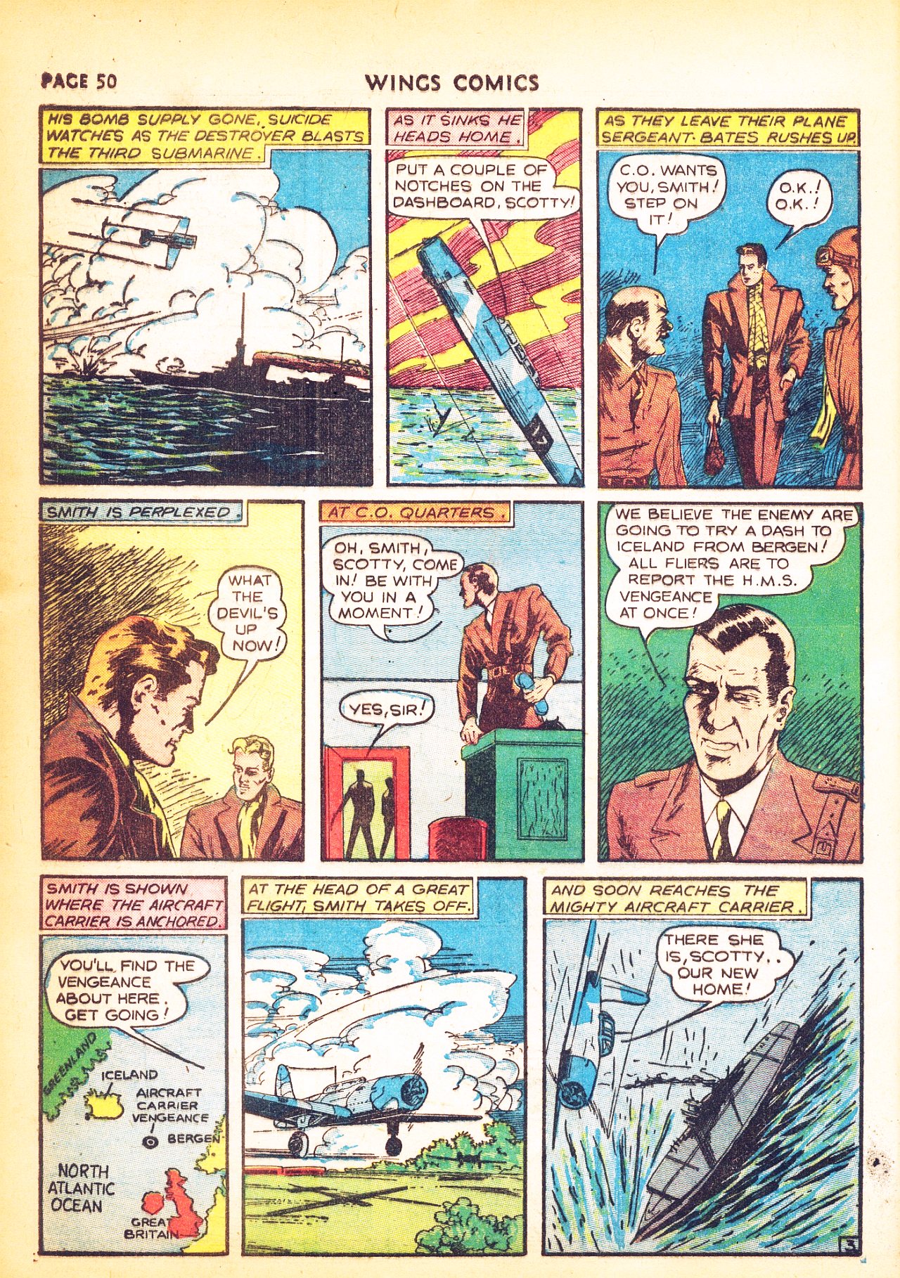 Read online Wings Comics comic -  Issue #4 - 52