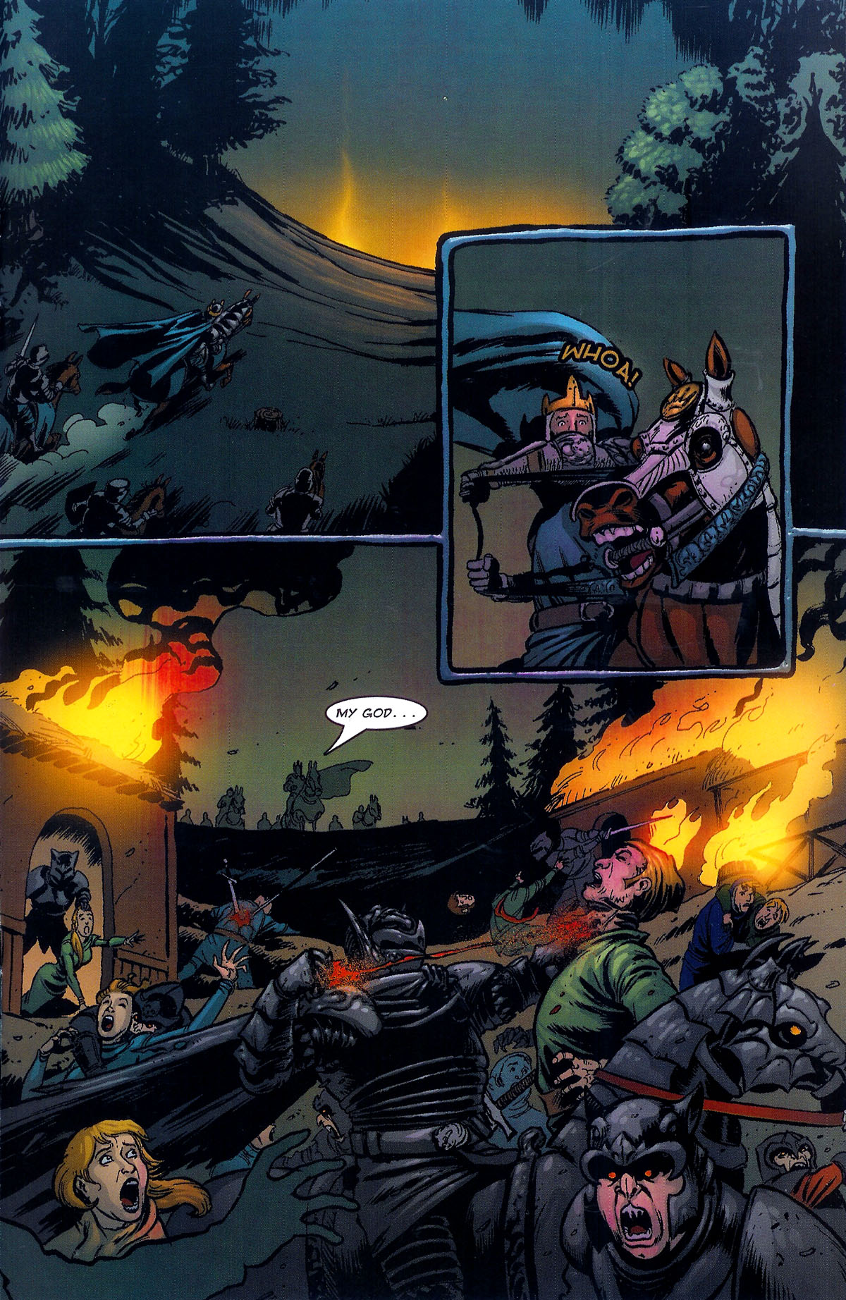 Read online Dracula vs King Arthur comic -  Issue #3 - 21