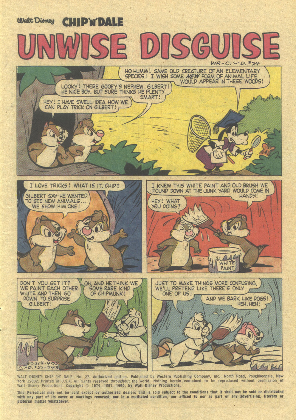 Read online Walt Disney Chip 'n' Dale comic -  Issue #27 - 3