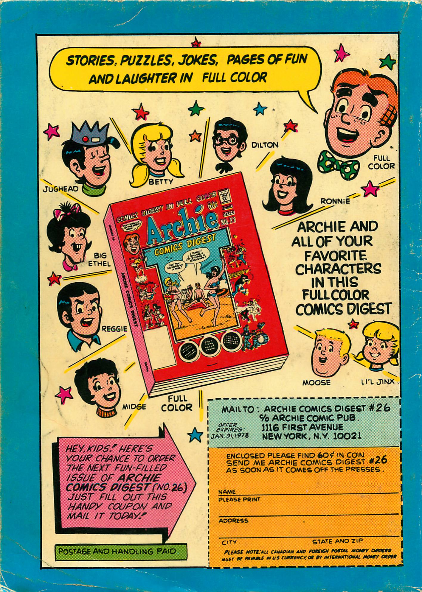 Read online Little Archie Comics Digest Magazine comic -  Issue #1 - 194