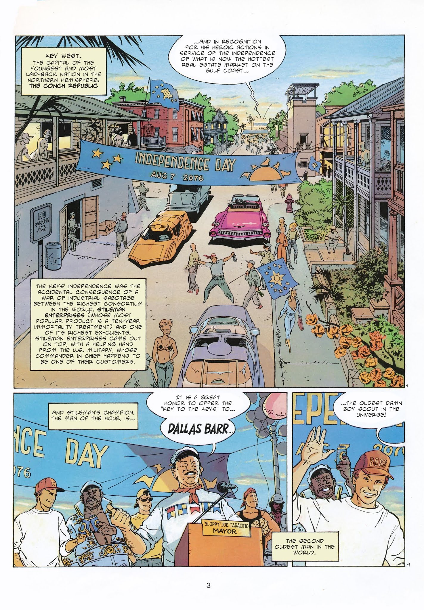 Read online Dallas Barr comic -  Issue #2 - 3