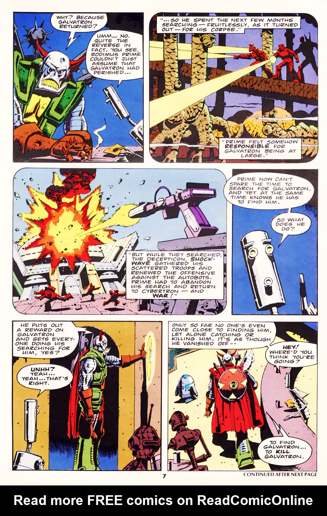 Read online The Transformers (UK) comic -  Issue #113 - 7