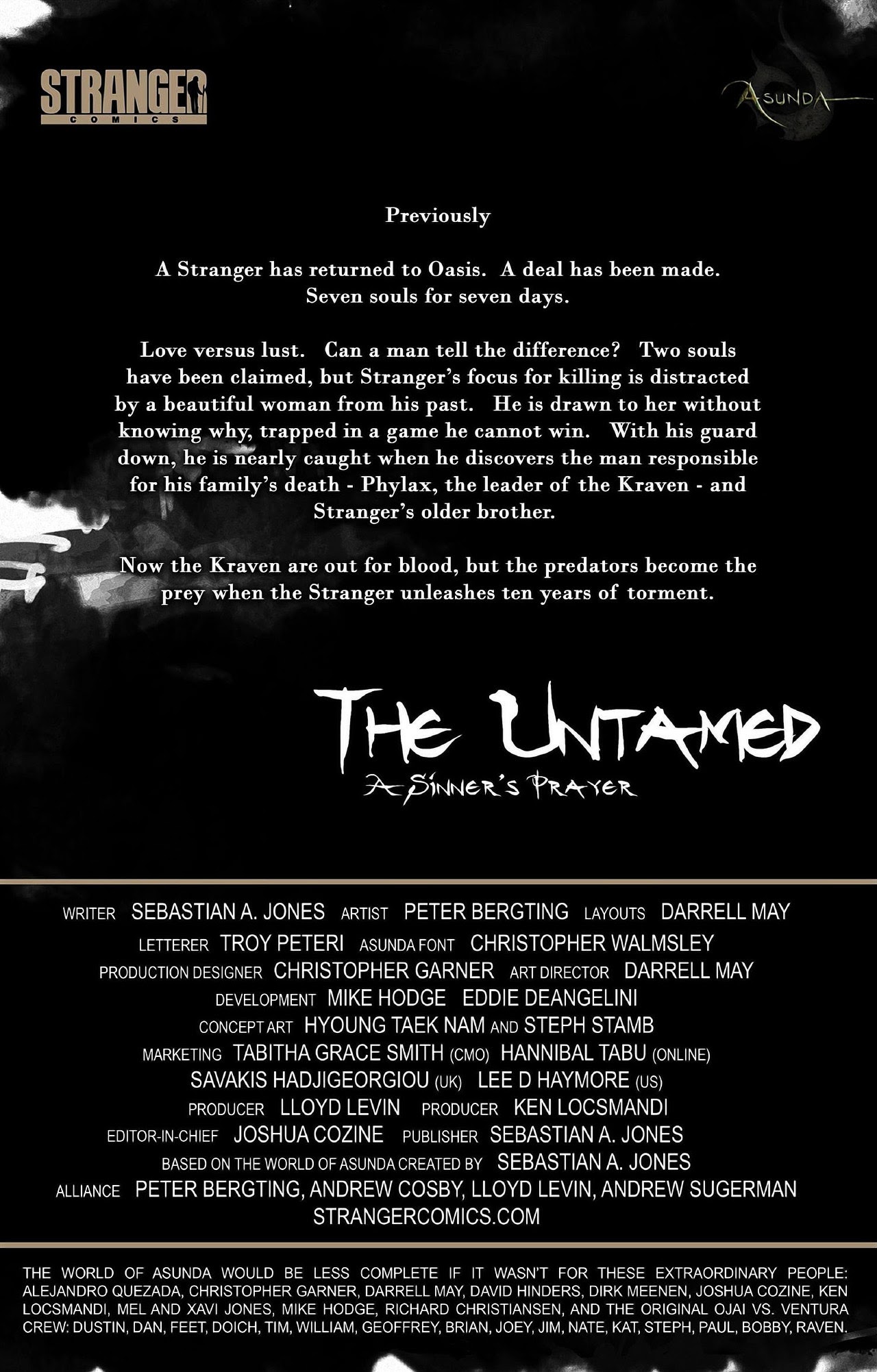 Read online The Untamed: A Sinner's Prayer comic -  Issue #3 - 2