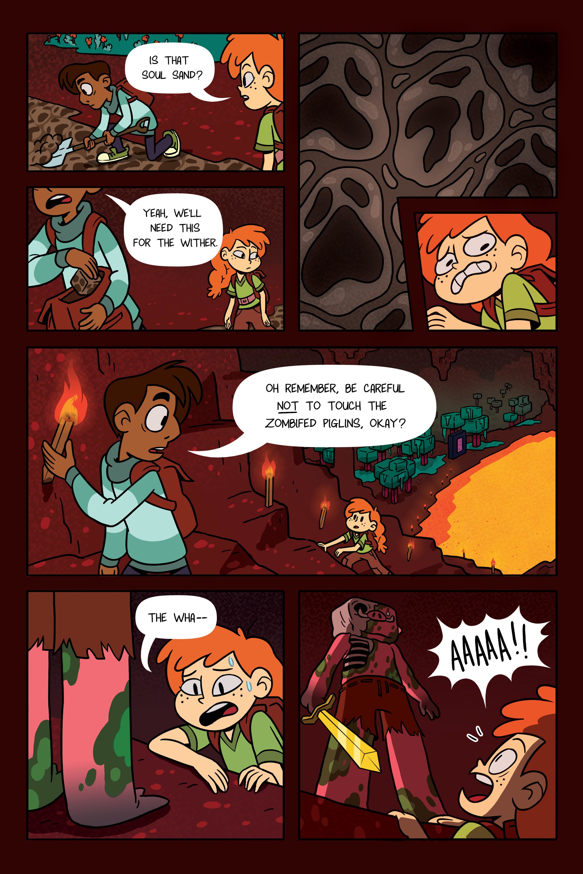 Read online Minecraft: Open World – Into the Nether comic -  Issue # TPB - 41