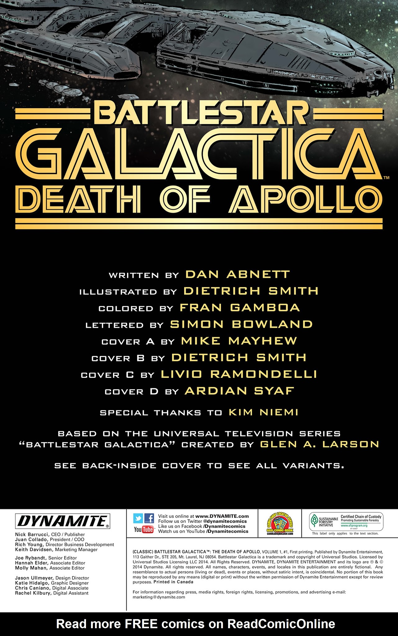 Read online Classic Battlestar Galactica: The Death of Apollo comic -  Issue #1 - 4
