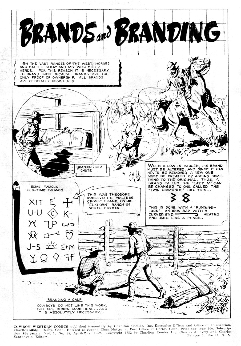 Read online Cowboy Western Comics (1948) comic -  Issue #38 - 2