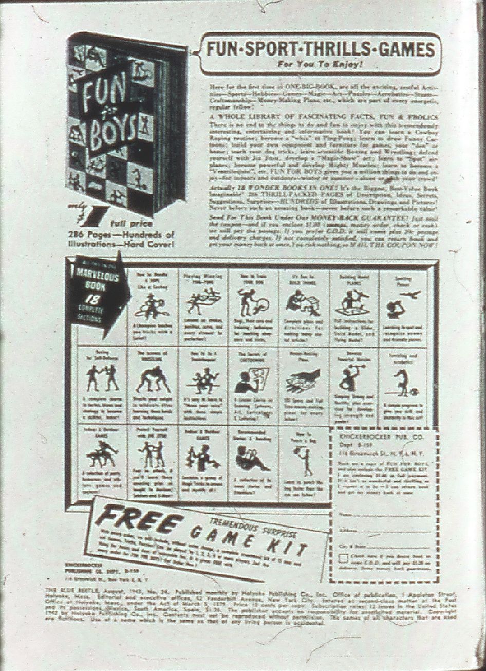 Read online The Blue Beetle comic -  Issue #24 - 2