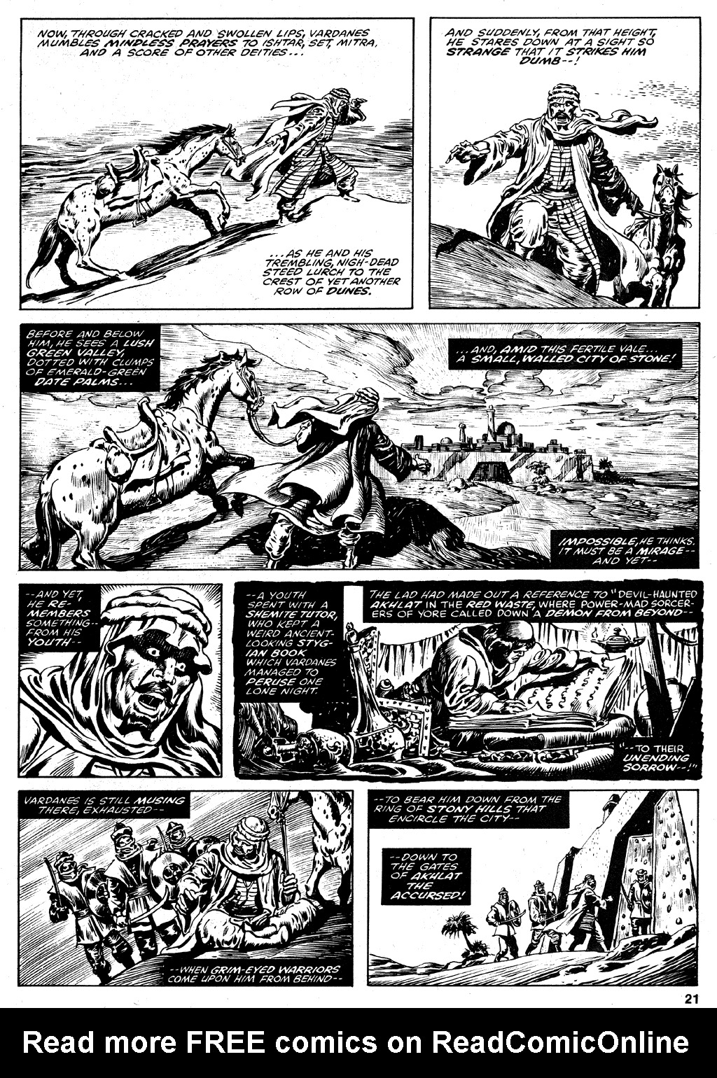 Read online The Savage Sword Of Conan comic -  Issue #35 - 21