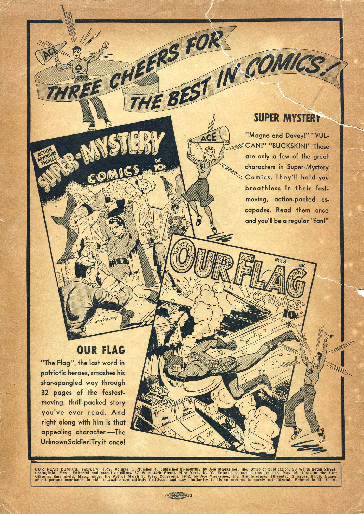 Read online Our Flag Comics comic -  Issue #4 - 2