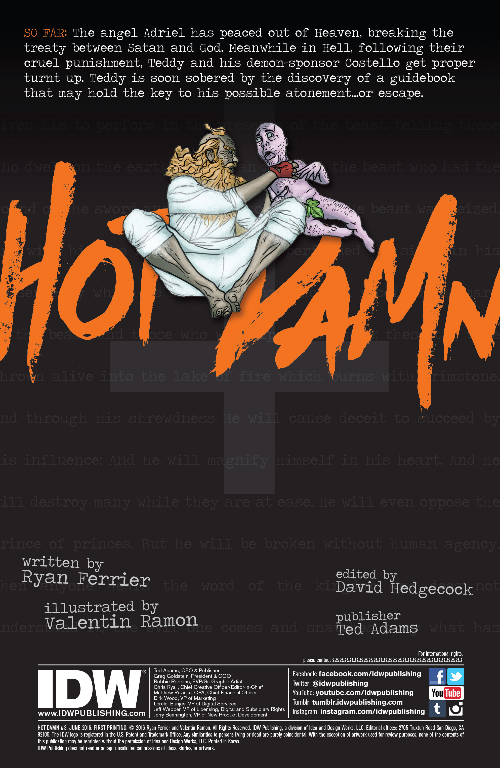 Read online Hot Damn comic -  Issue #3 - 2