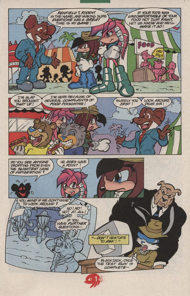 Read online Knuckles the Echidna comic -  Issue #14 - 21