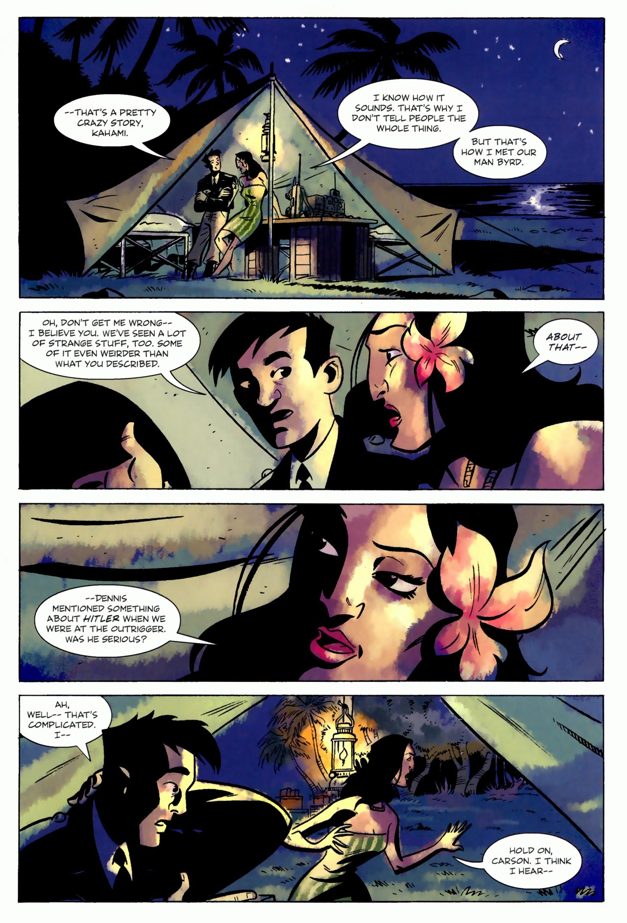 Read online Hawaiian Dick: Screaming Black Thunder comic -  Issue #4 - 4