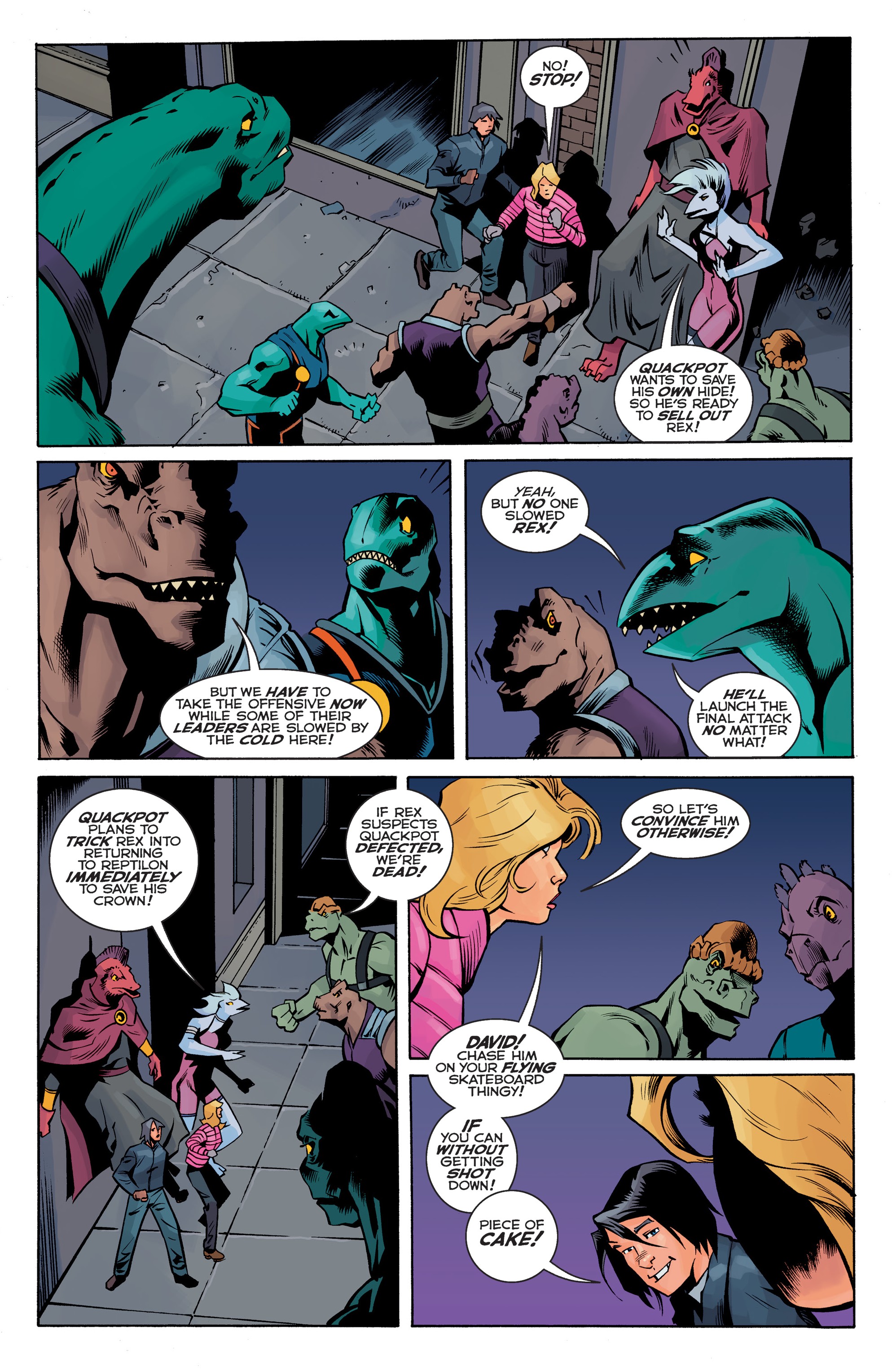 Read online Dinosaucers comic -  Issue #5 - 9