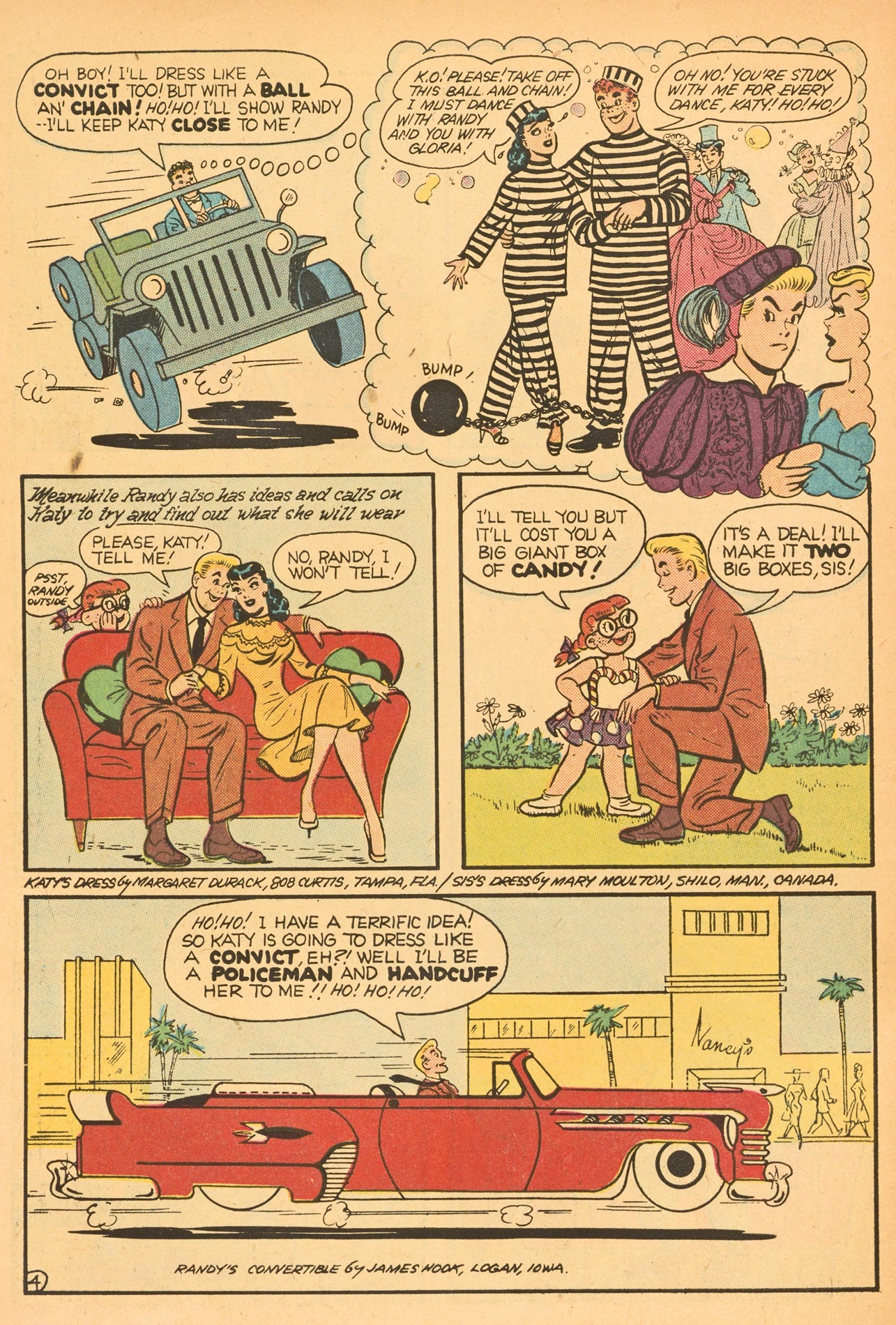 Read online Katy Keene (1949) comic -  Issue #38 - 6