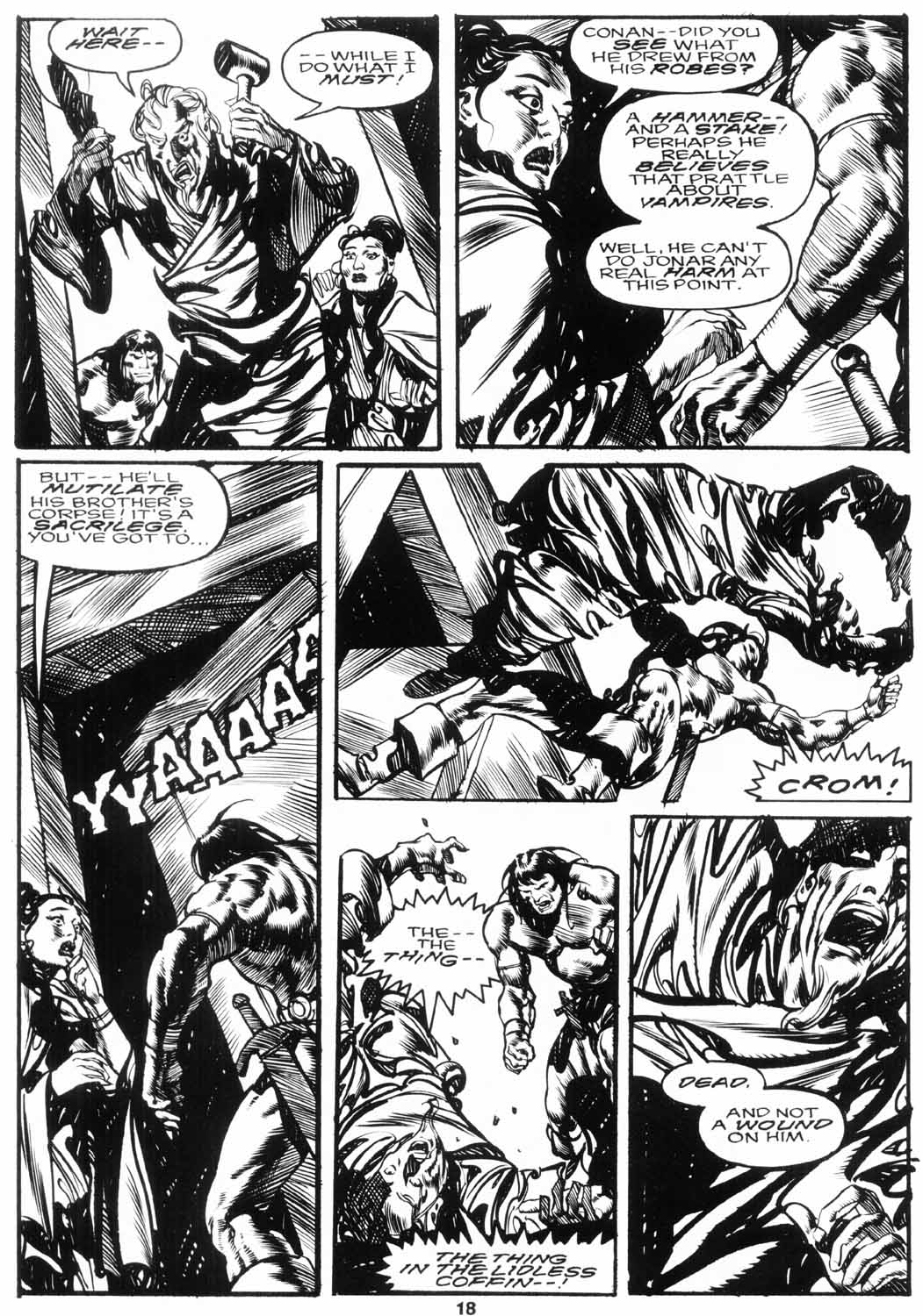 Read online The Savage Sword Of Conan comic -  Issue #224 - 20