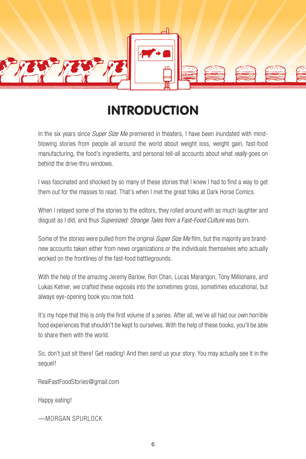 Read online Supersized: Strange Tales from a Fast-Food Culture comic -  Issue # TPB - 7