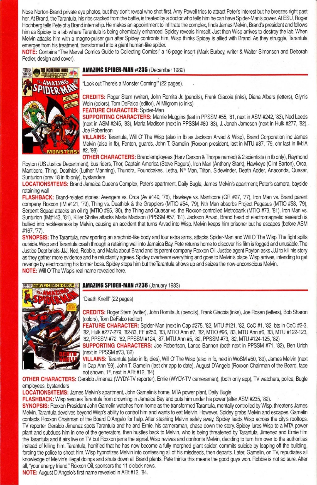 Read online Official Index to the Marvel Universe comic -  Issue #5 - 20