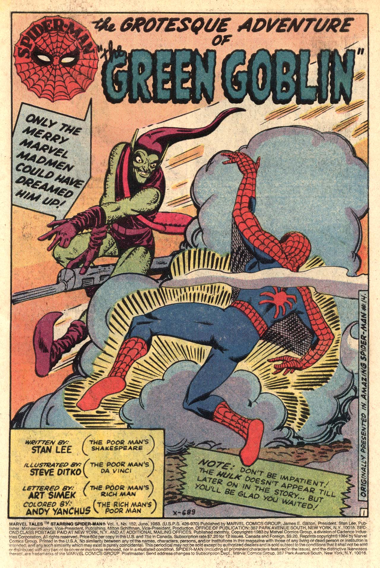 Read online Marvel Tales (1964) comic -  Issue #152 - 3