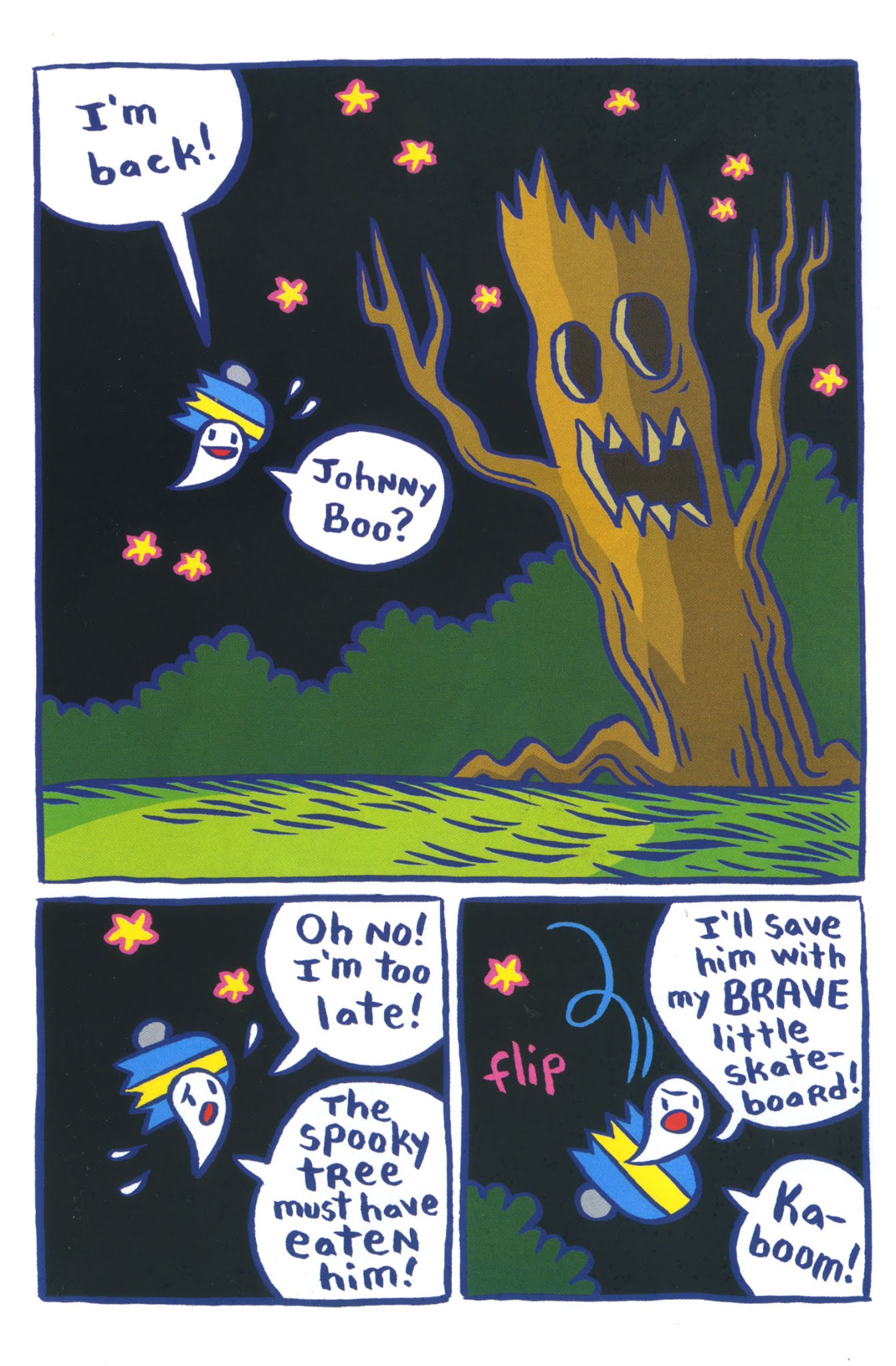 Read online Halloween Comic Fest 2018 comic -  Issue # Johnny Boo and the Spooky Tree - 13