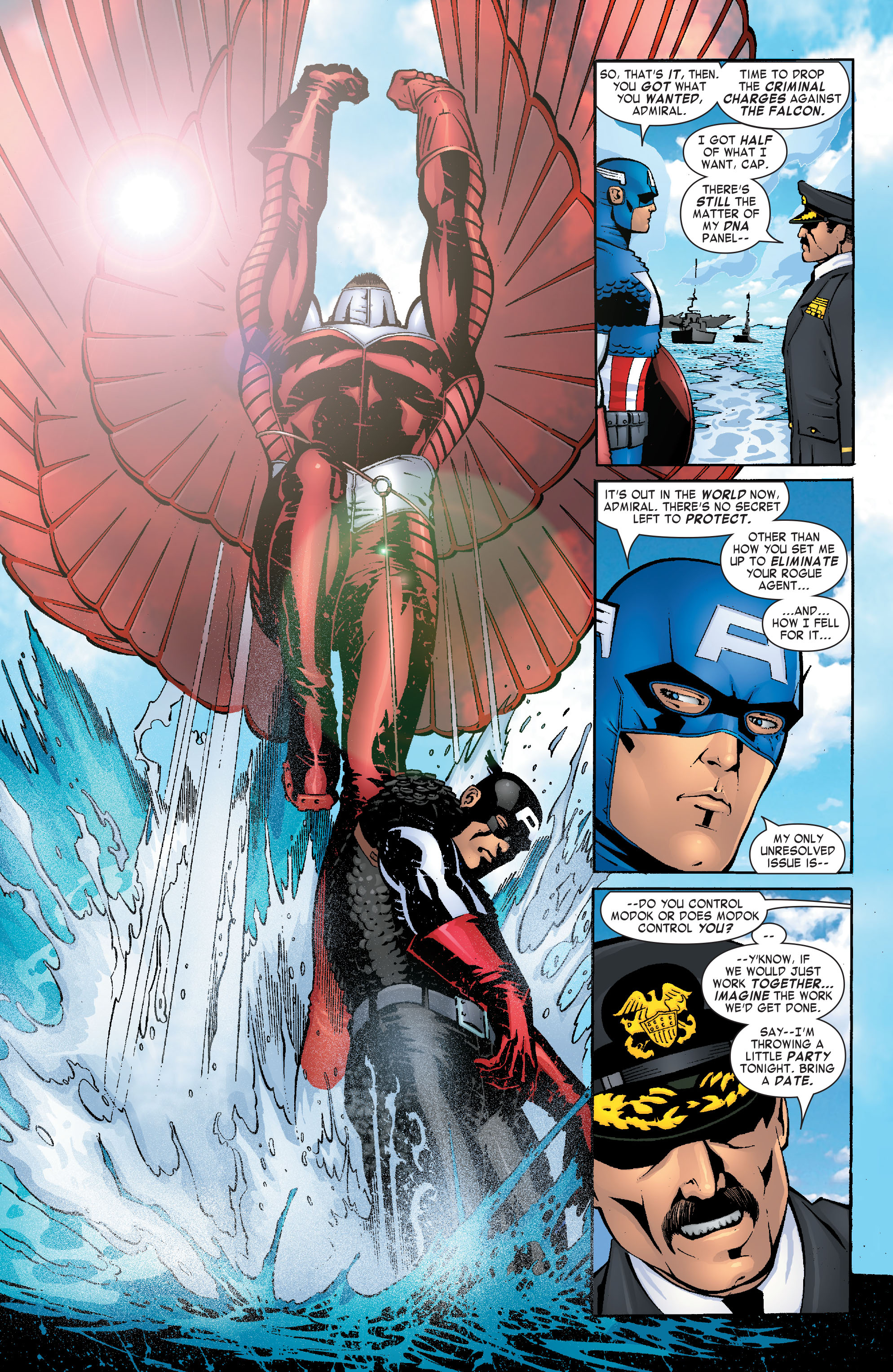Read online Captain America & the Falcon comic -  Issue #9 - 11