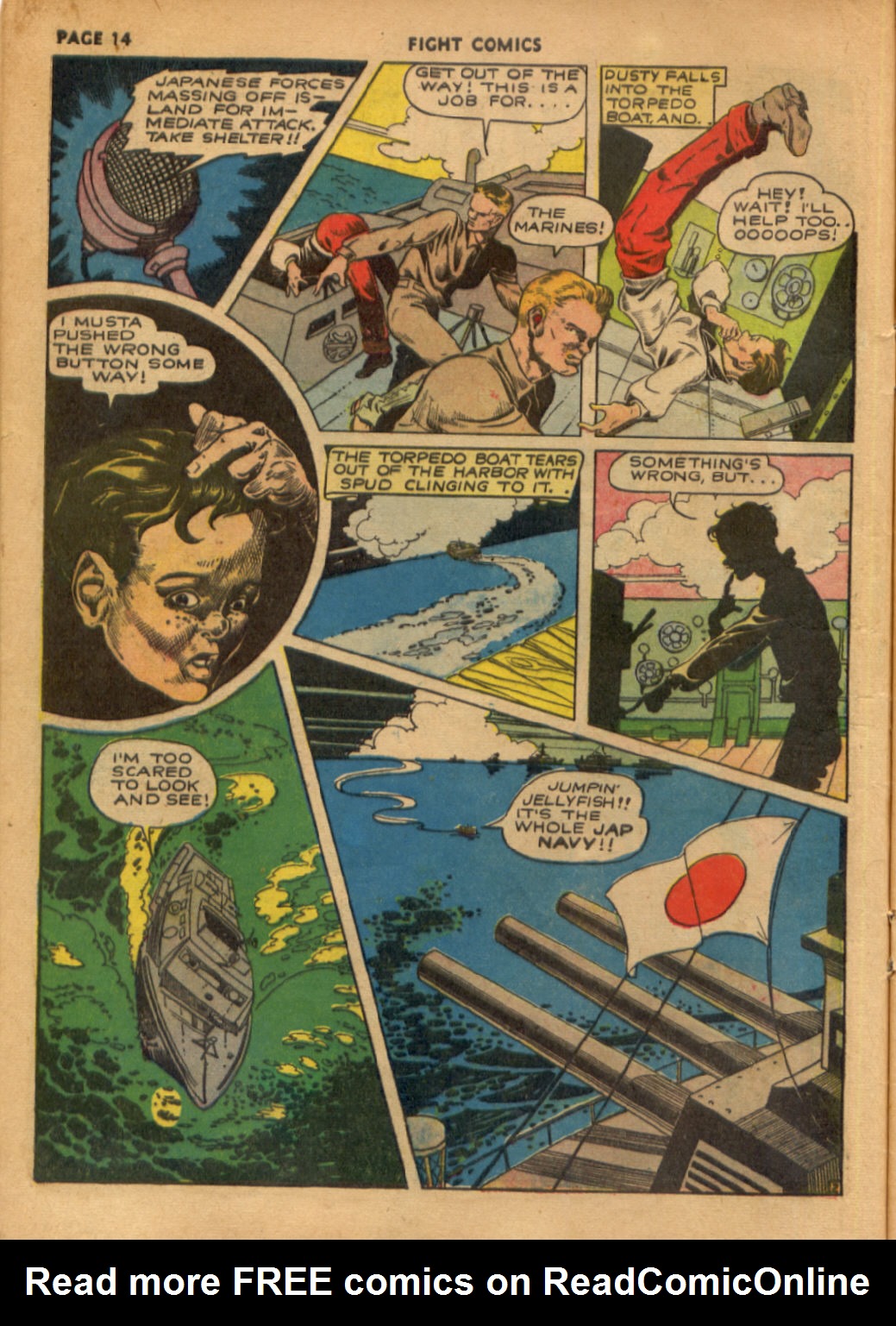 Read online Fight Comics comic -  Issue #19 - 16