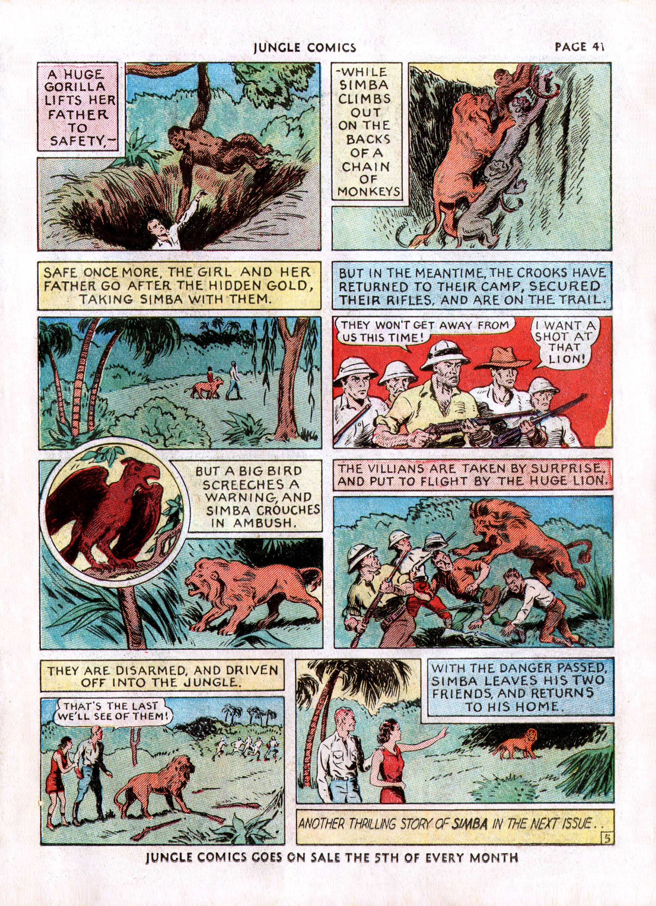 Read online Jungle Comics comic -  Issue #7 - 43
