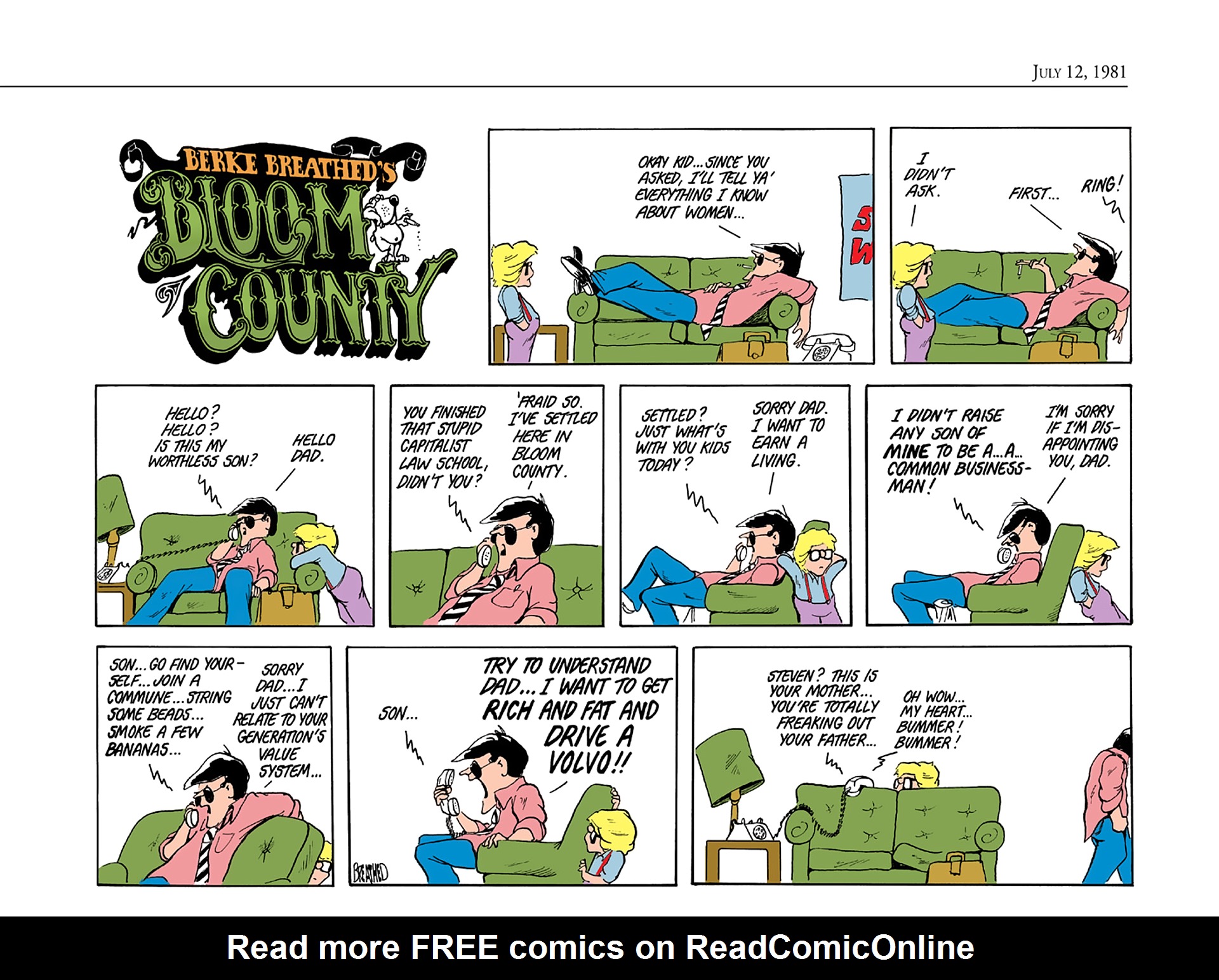 Read online The Bloom County Digital Library comic -  Issue # TPB 1 (Part 3) - 7