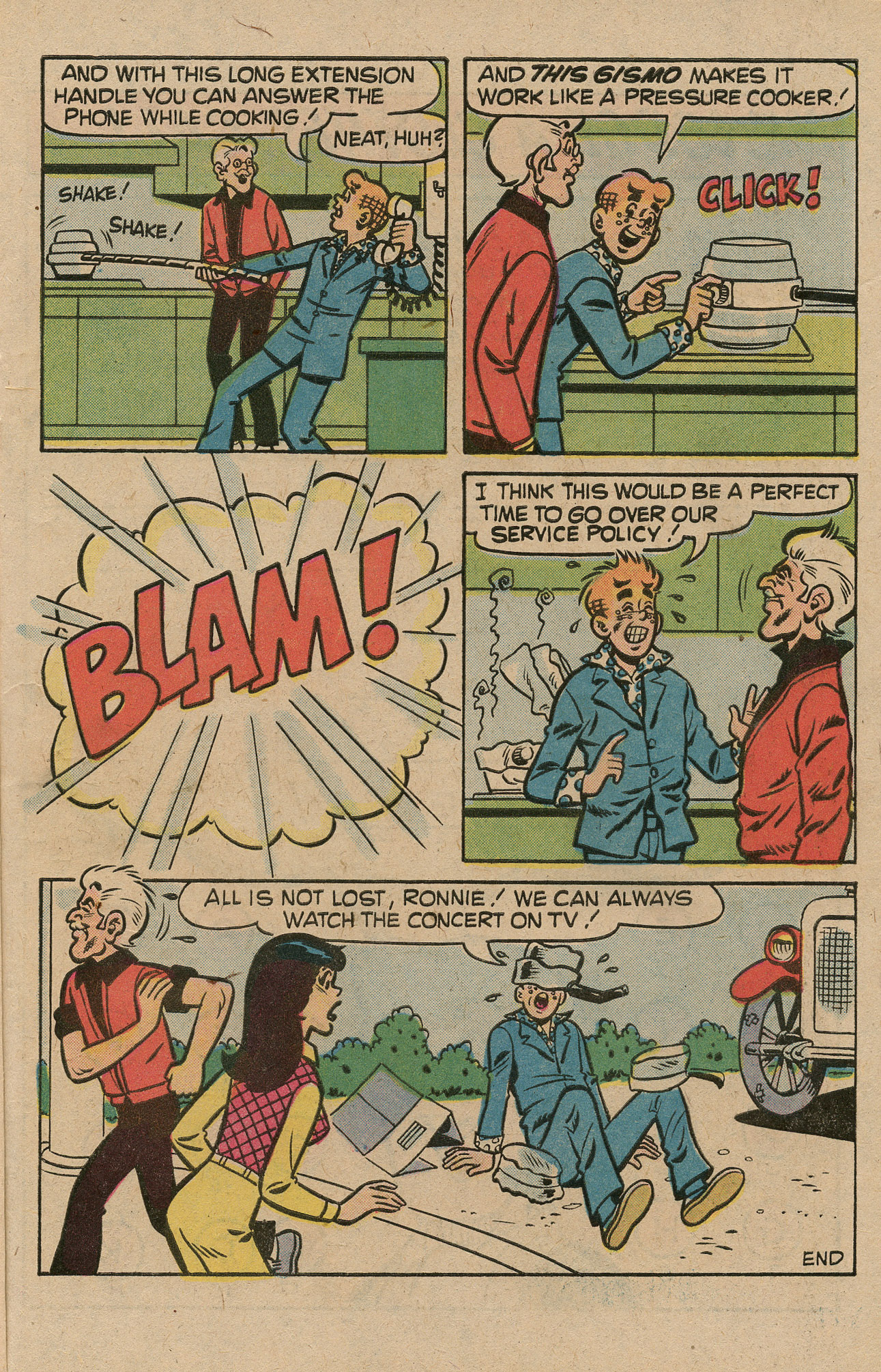 Read online Archie's TV Laugh-Out comic -  Issue #56 - 7