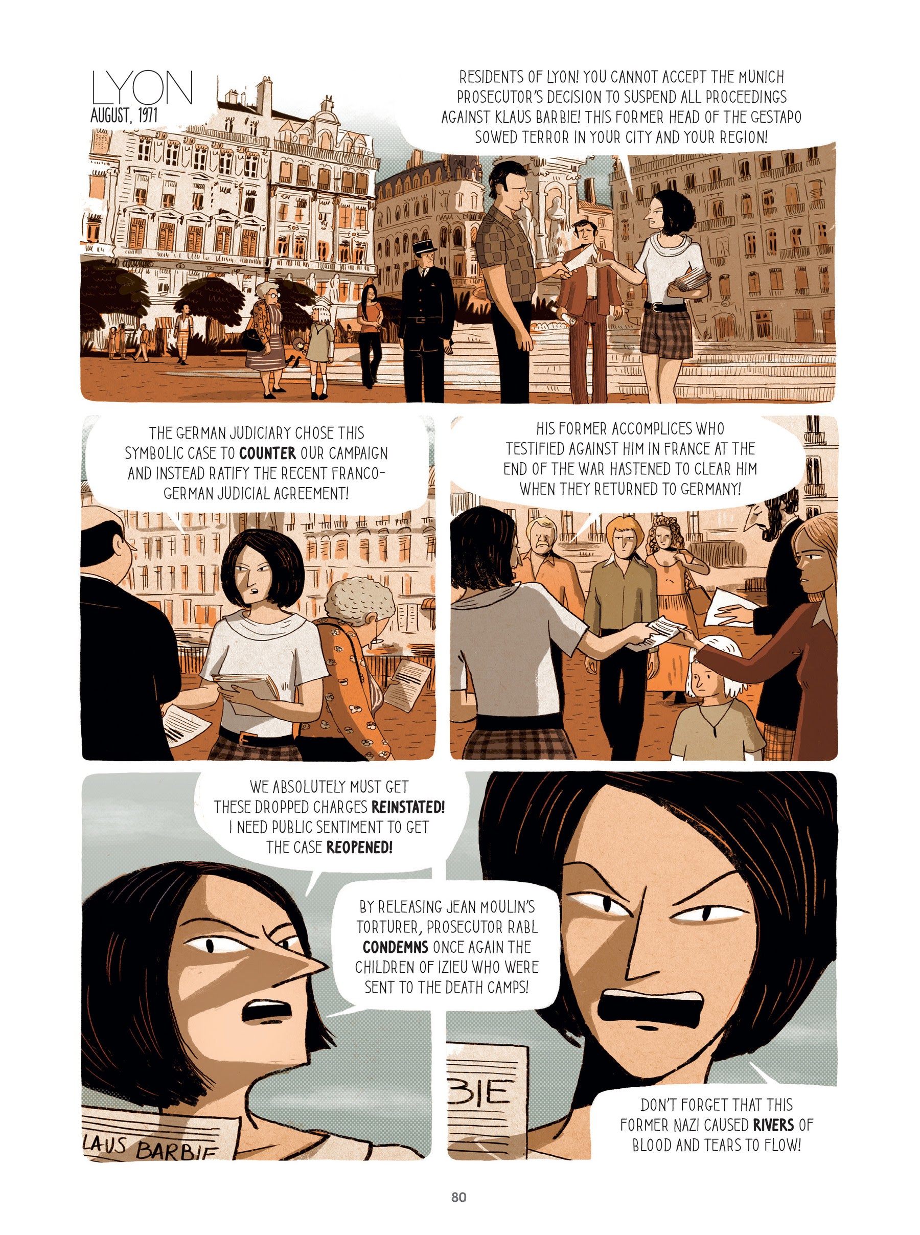 Read online For Justice: The Serge & Beate Klarsfeld Story comic -  Issue # TPB (Part 1) - 80