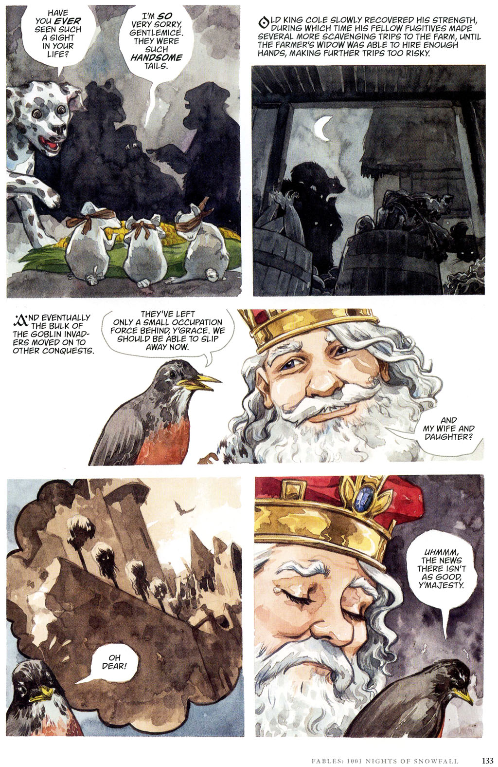 Read online Fables: 1001 Nights of Snowfall comic -  Issue # Full - 133