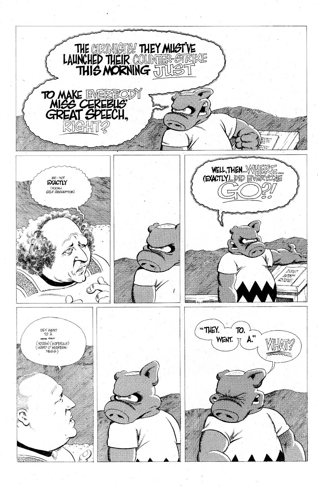 Cerebus Issue #275 #274 - English 12 Cerebus Issue #275 #274 - English 12
