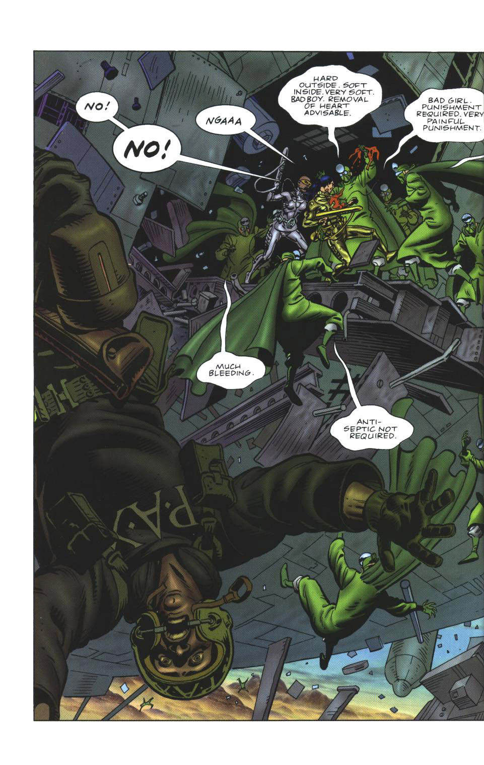 Read online Martha Washington Goes To War comic -  Issue # TPB - 128