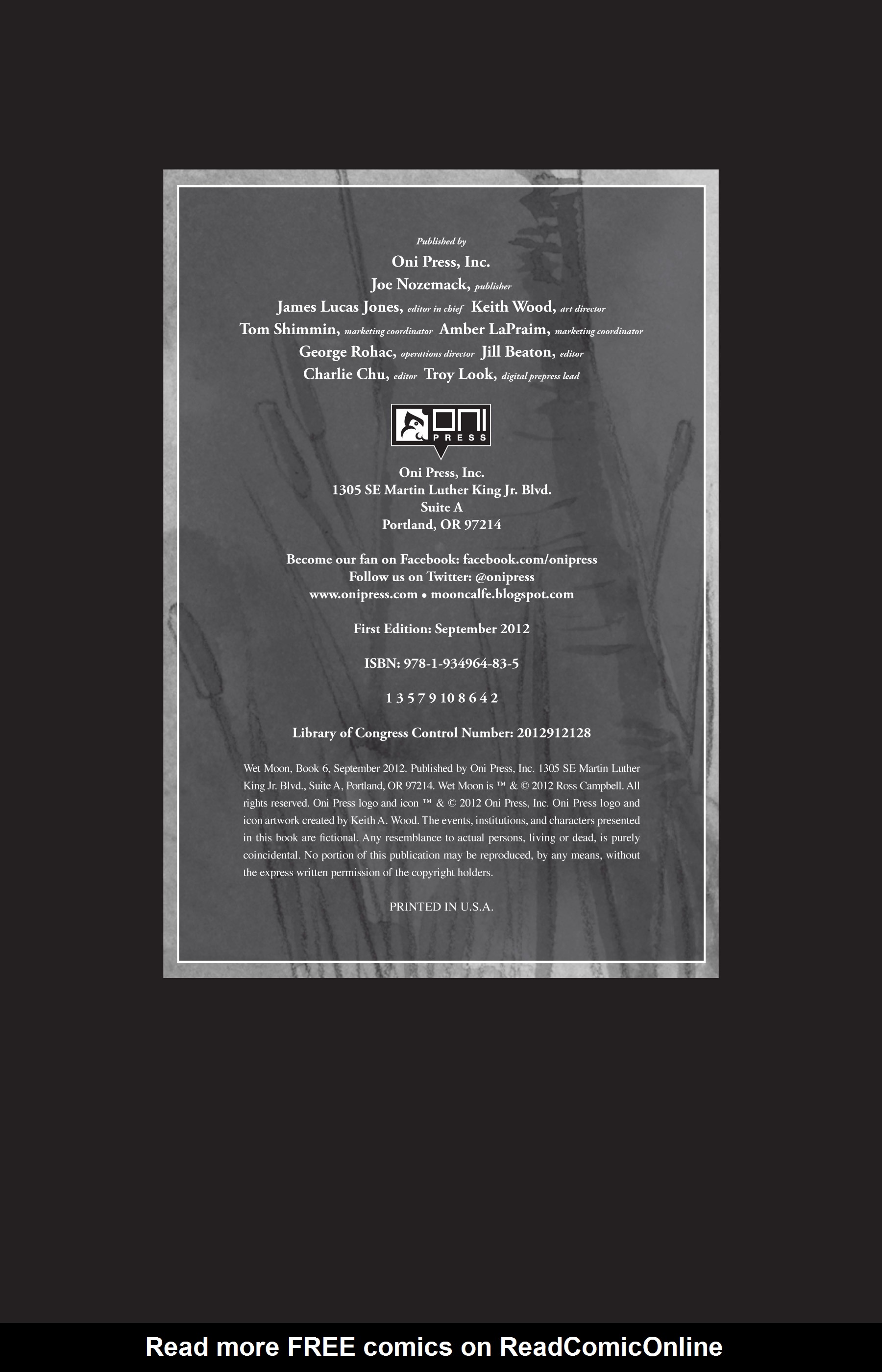 Read online Wet Moon comic -  Issue # TPB 6 (Part 1) - 6