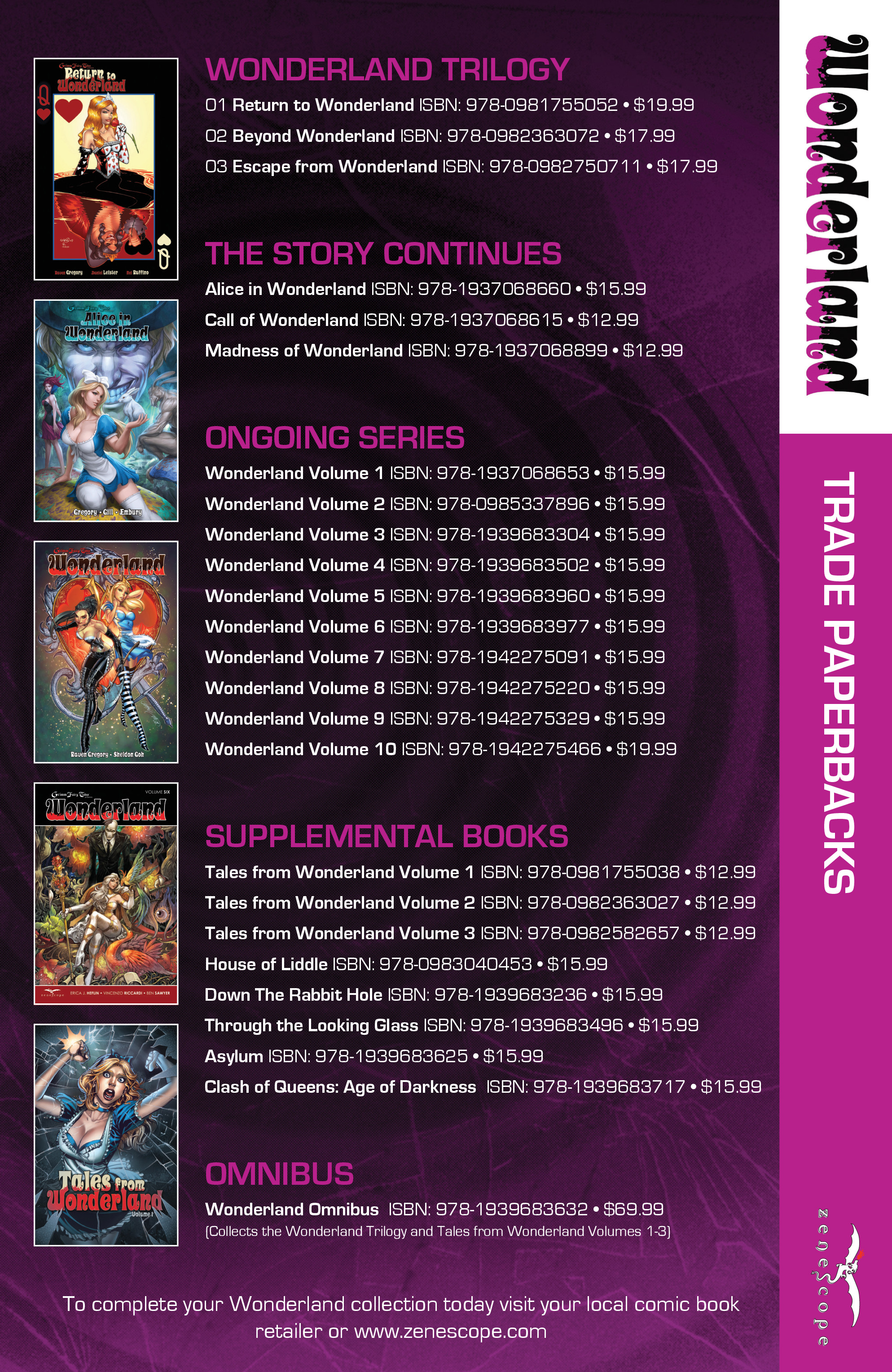 Read online Wonderland: Birth of Madness comic -  Issue # Full - 39