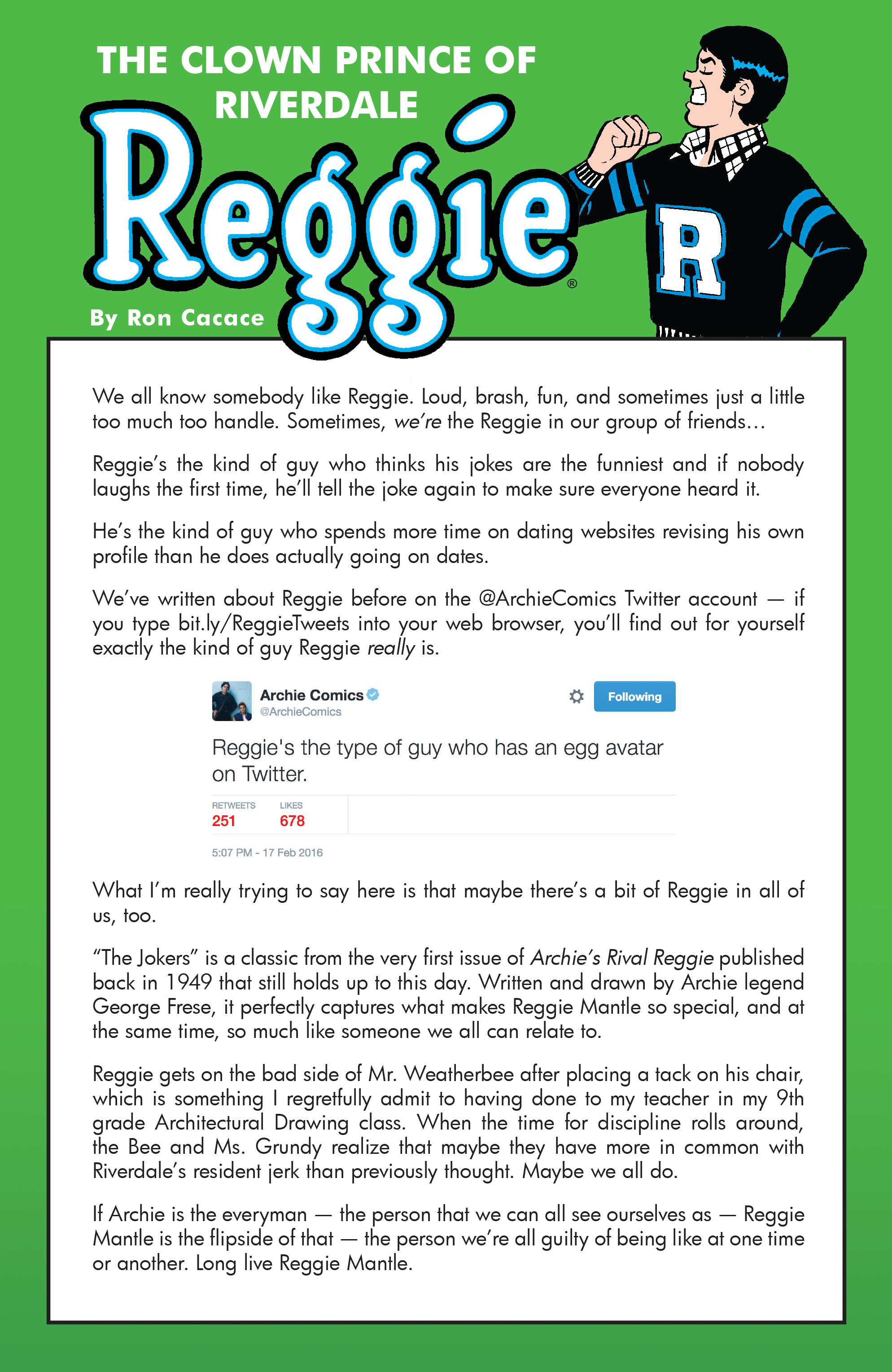 Read online Reggie and Me comic -  Issue #2 - 23