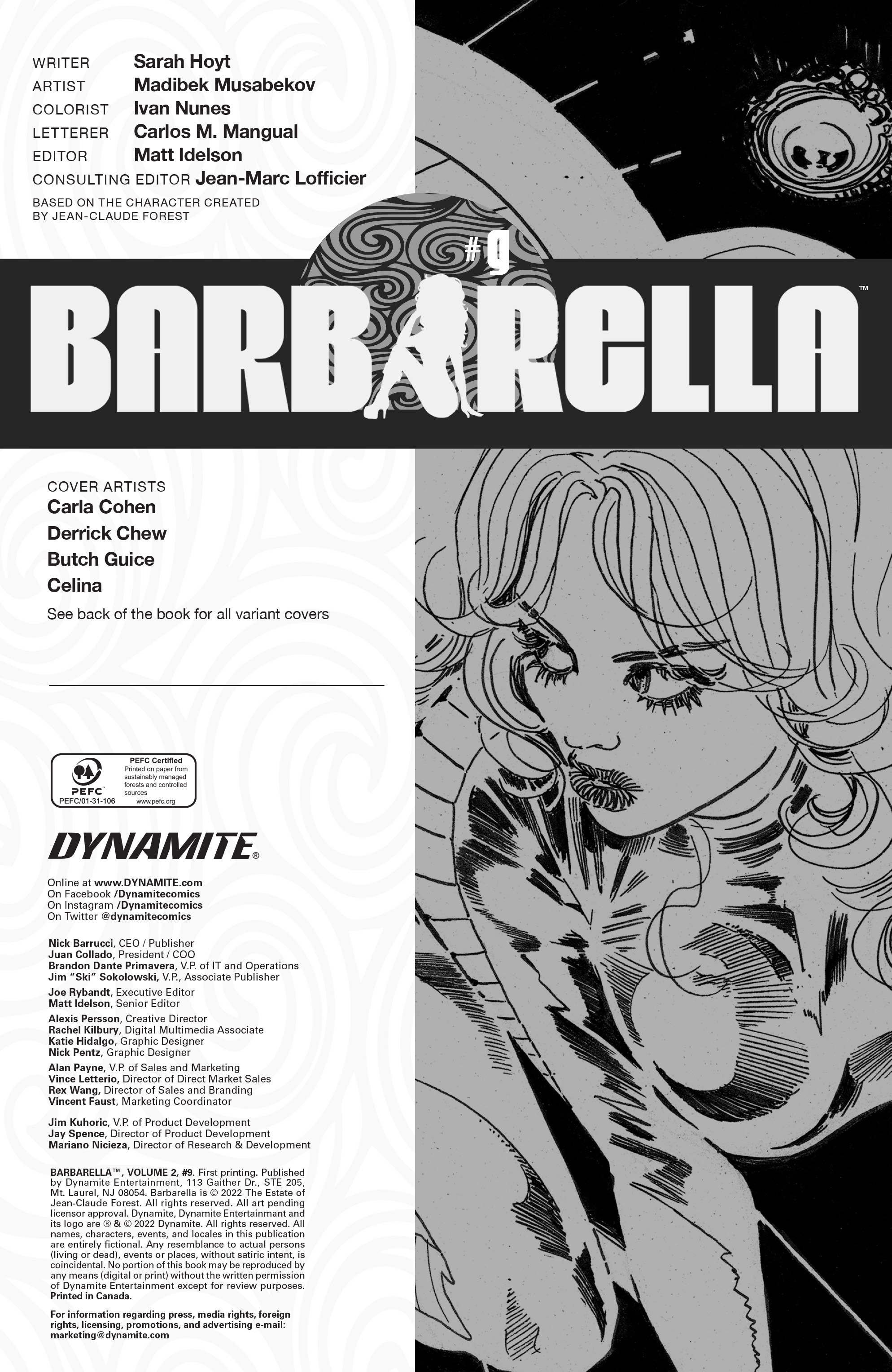 Read online Barbarella (2021) comic -  Issue #9 - 2