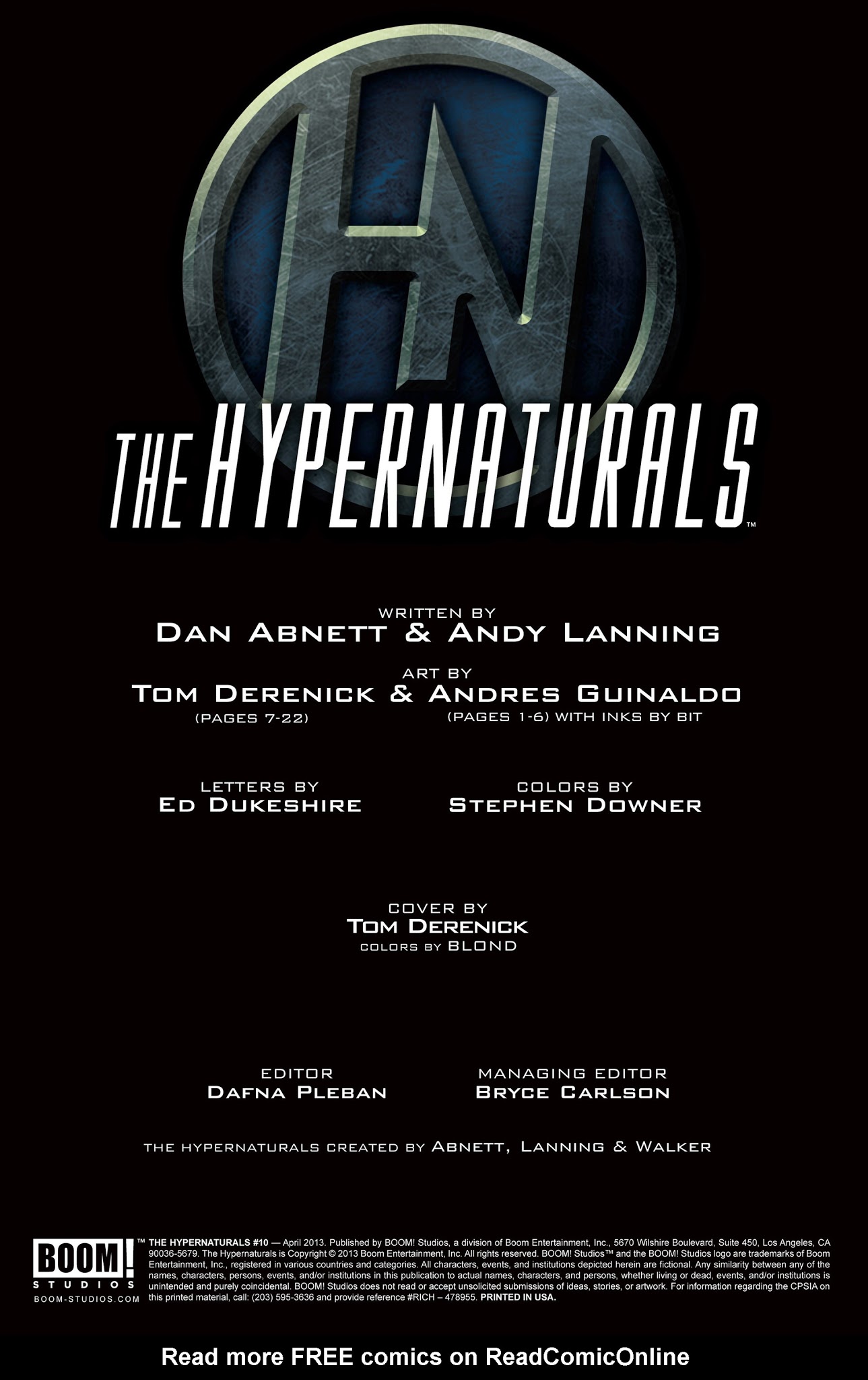 Read online The Hypernaturals comic -  Issue #10 - 2