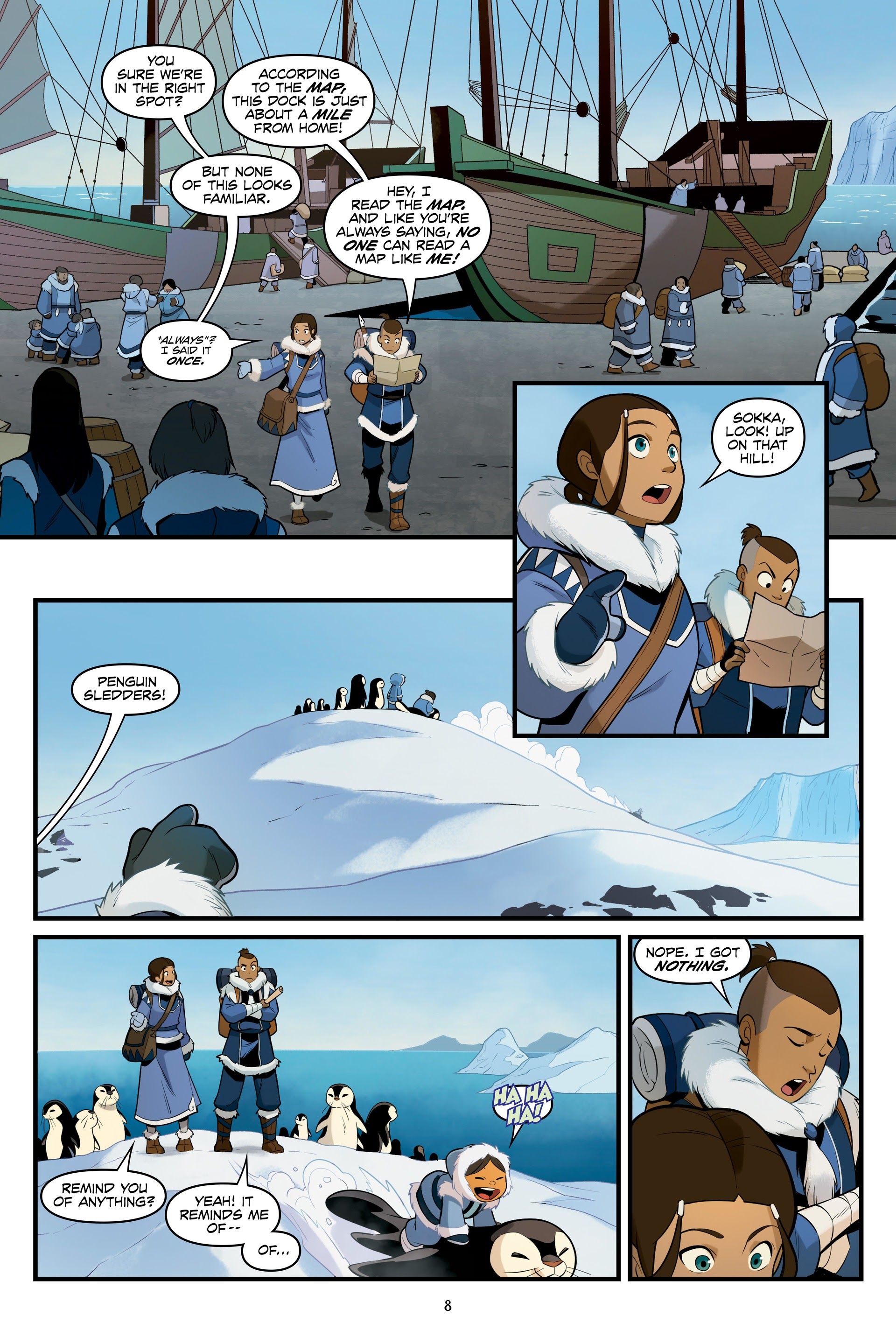 Read online Avatar: The Last Airbender--North and South Omnibus comic -  Issue # TPB (Part 1) - 9