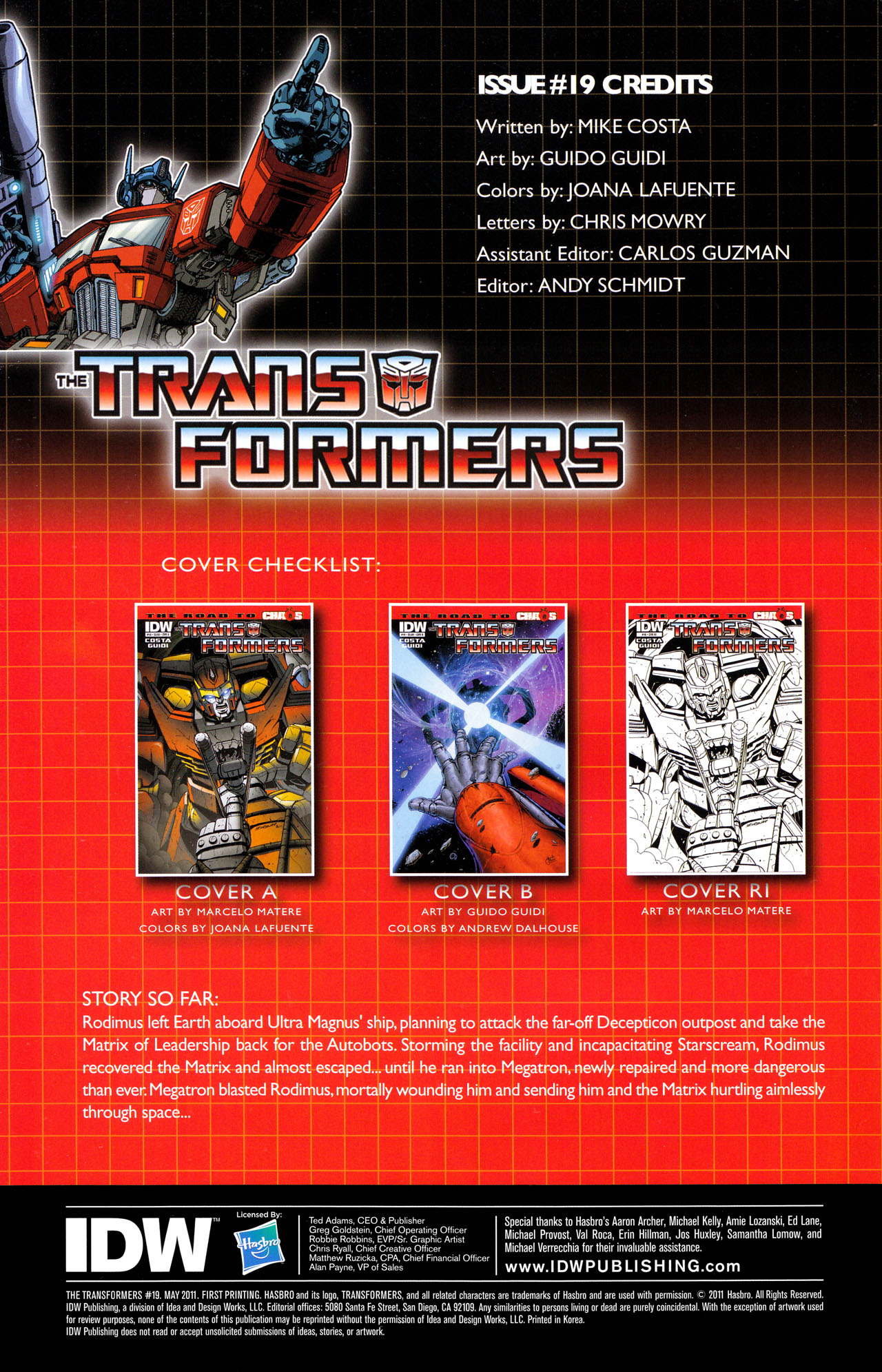 Read online The Transformers (2009) comic -  Issue #19 - 4
