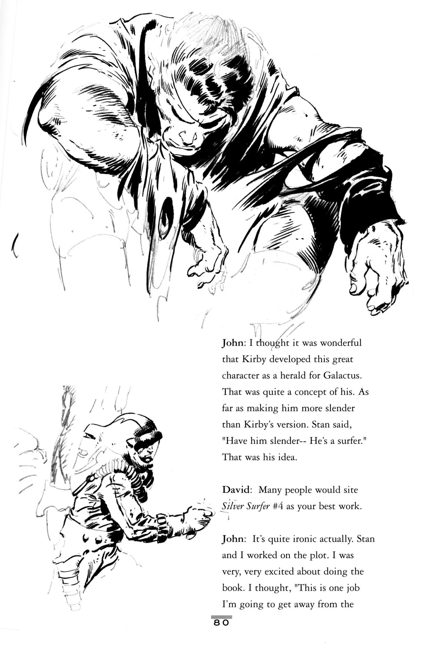 Read online John Buscema Sketchbook comic -  Issue # TPB - 81