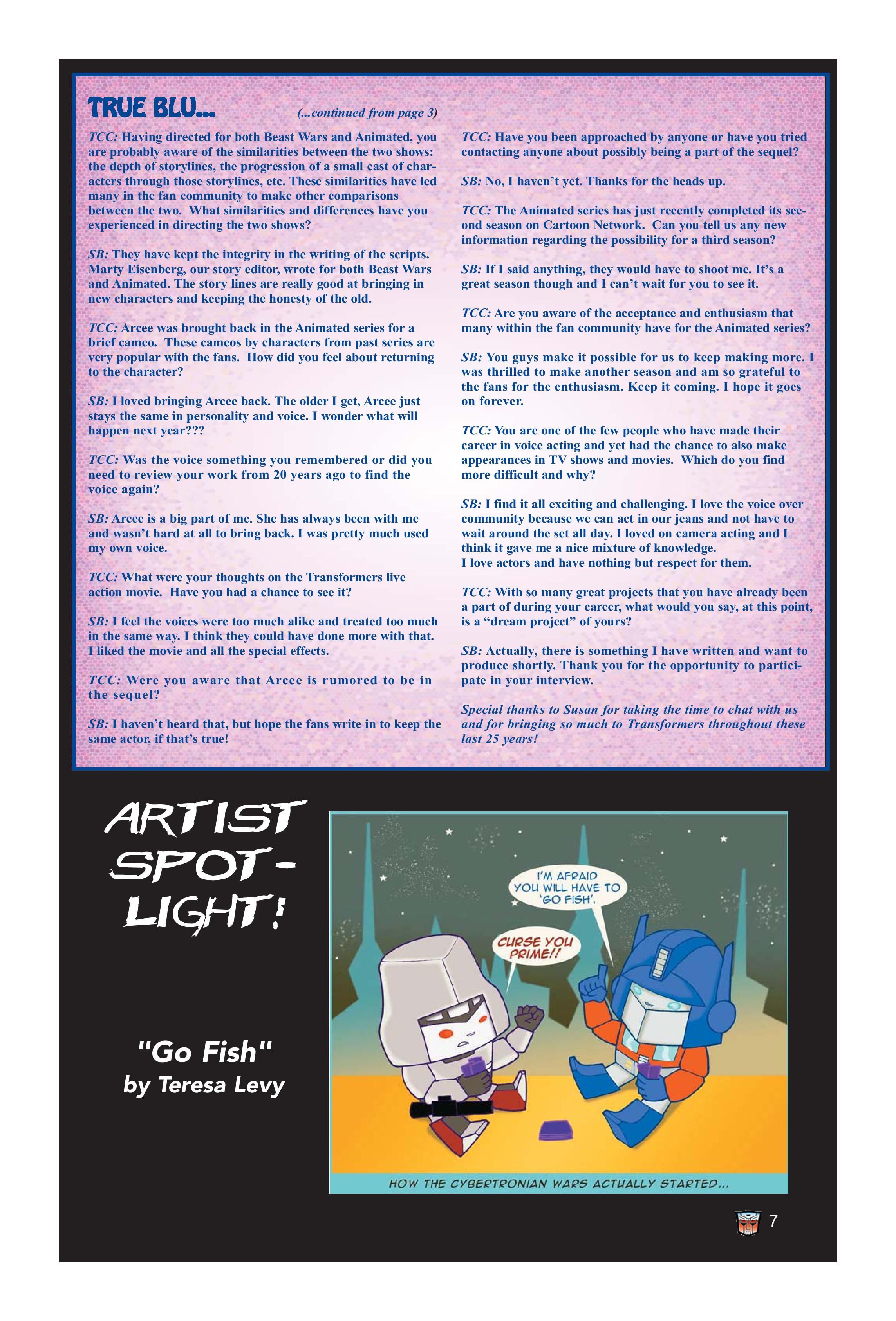 Read online Transformers: Collectors' Club comic -  Issue #23 - 7