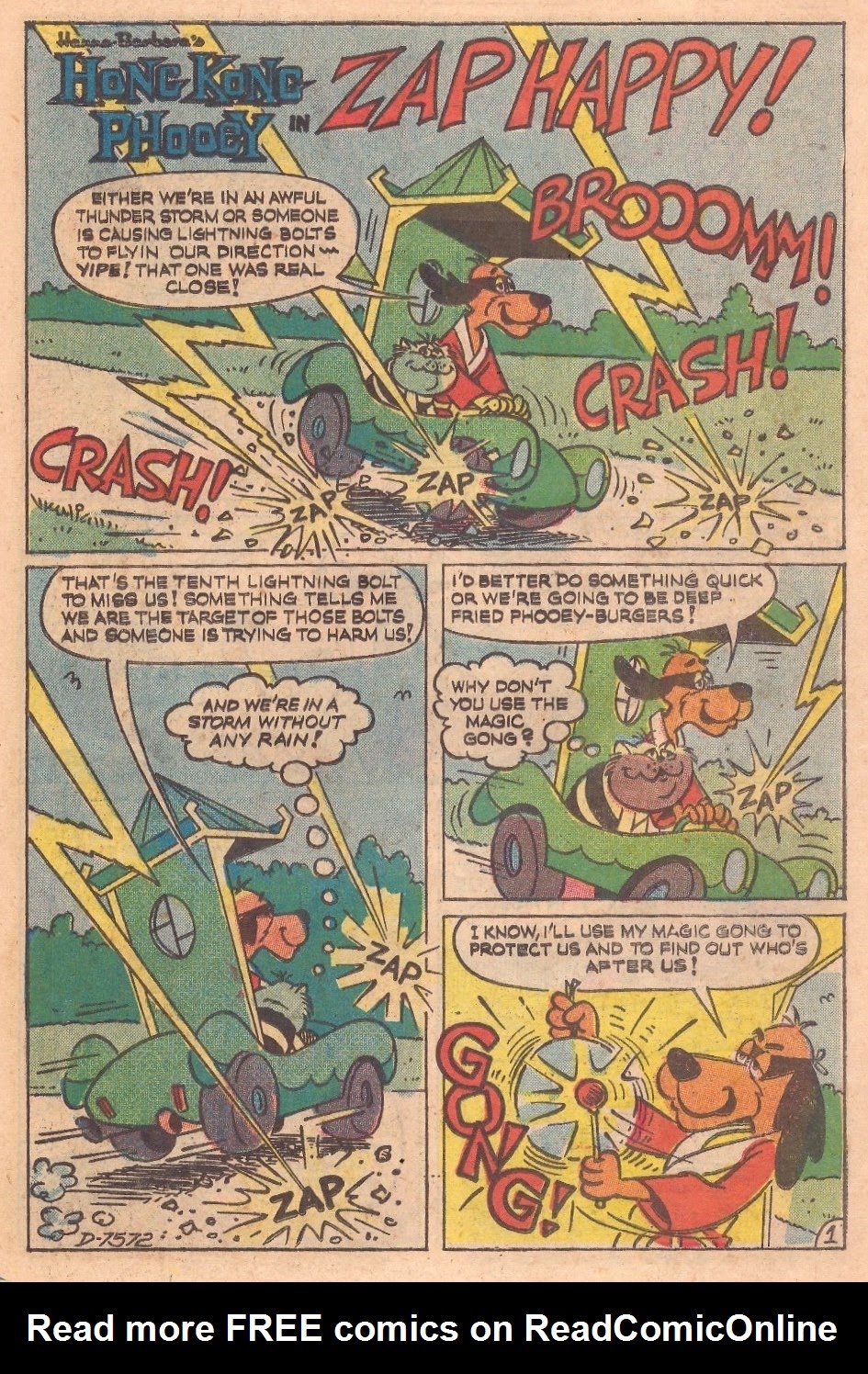 Read online Hong Kong Phooey comic -  Issue #4 - 19