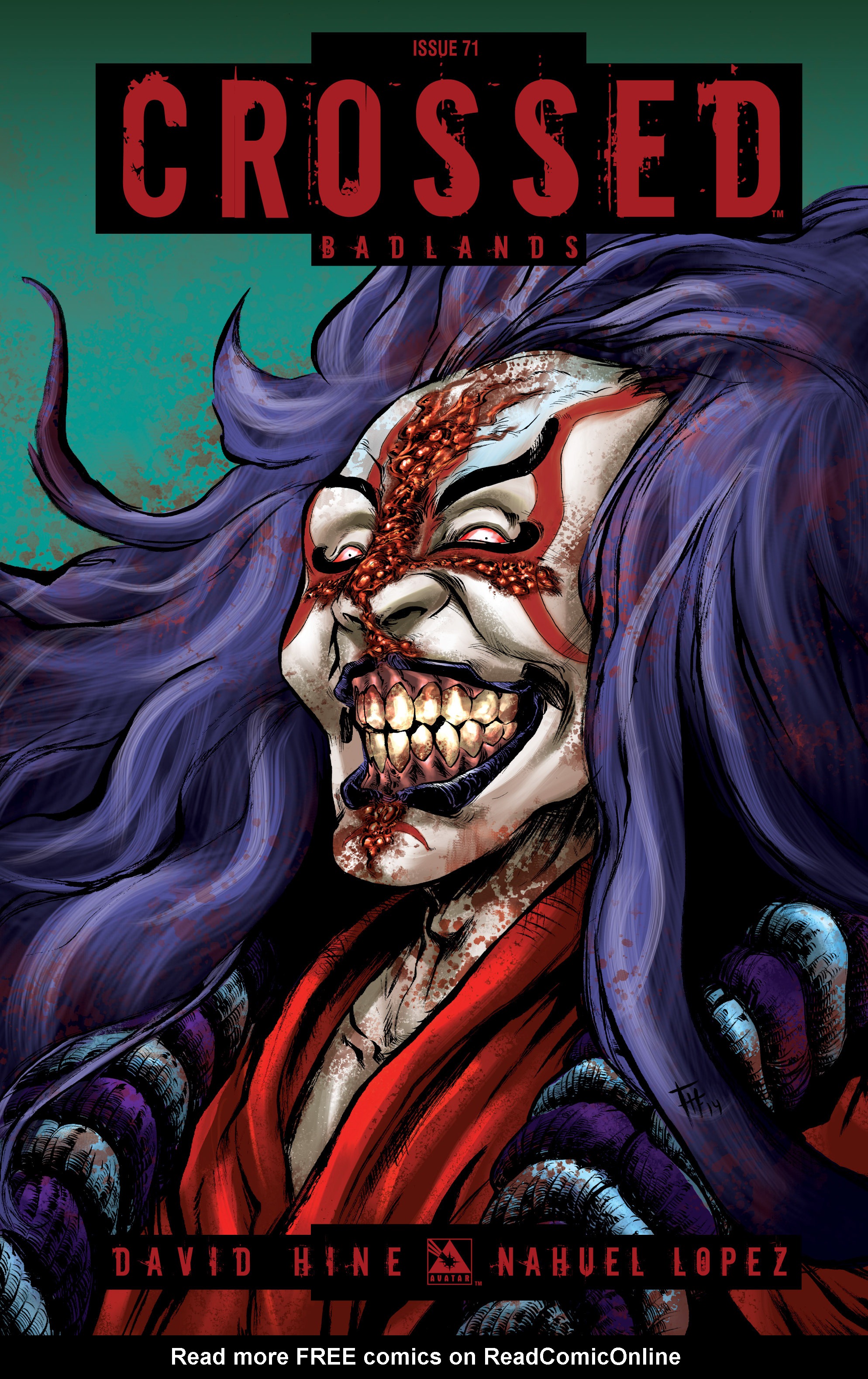 Read online Crossed: Badlands comic -  Issue #71 - 1