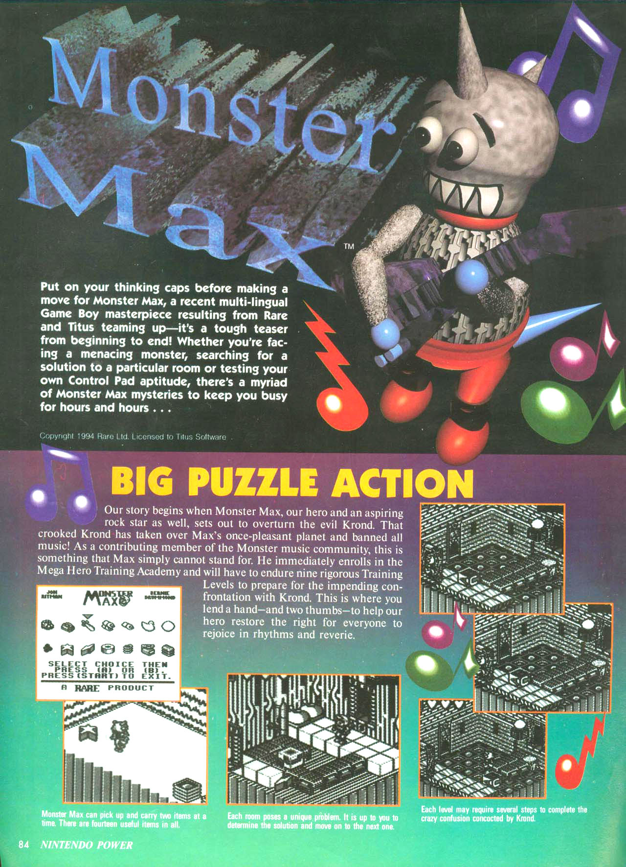 Read online Nintendo Power comic -  Issue #61 - 81