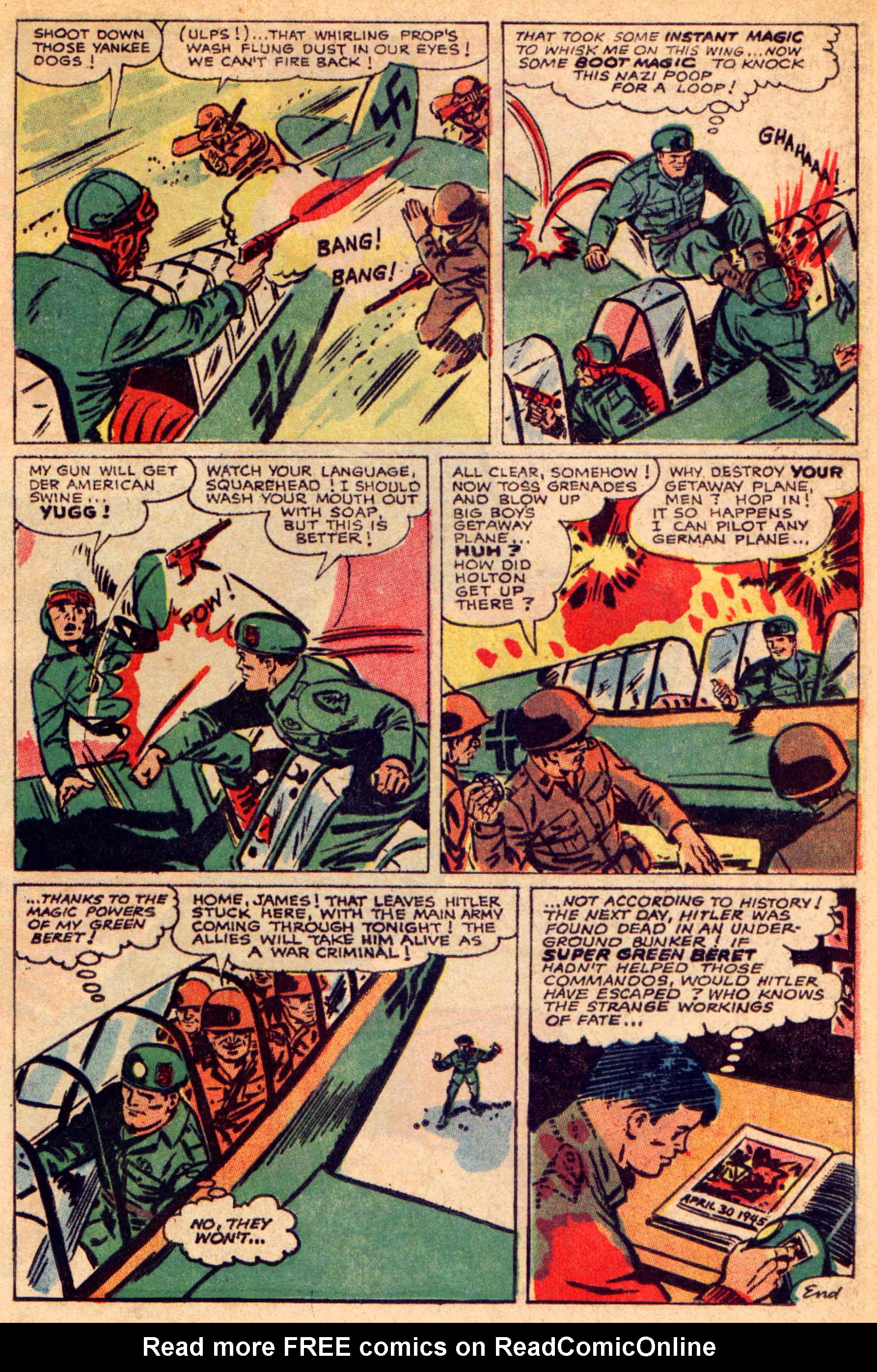 Read online Super Green Beret comic -  Issue #1 - 33