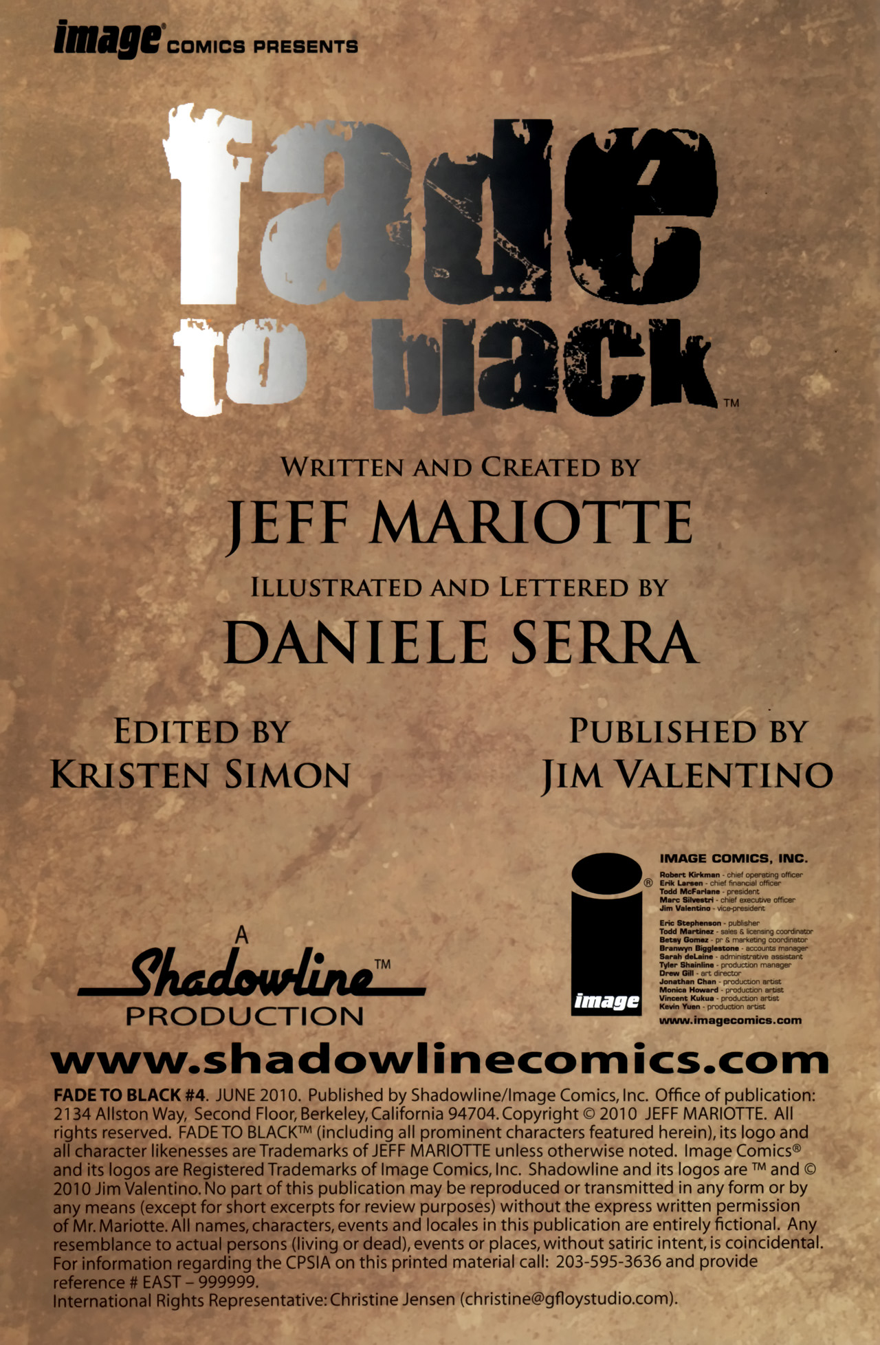 Read online Fade to Black comic -  Issue #4 - 2