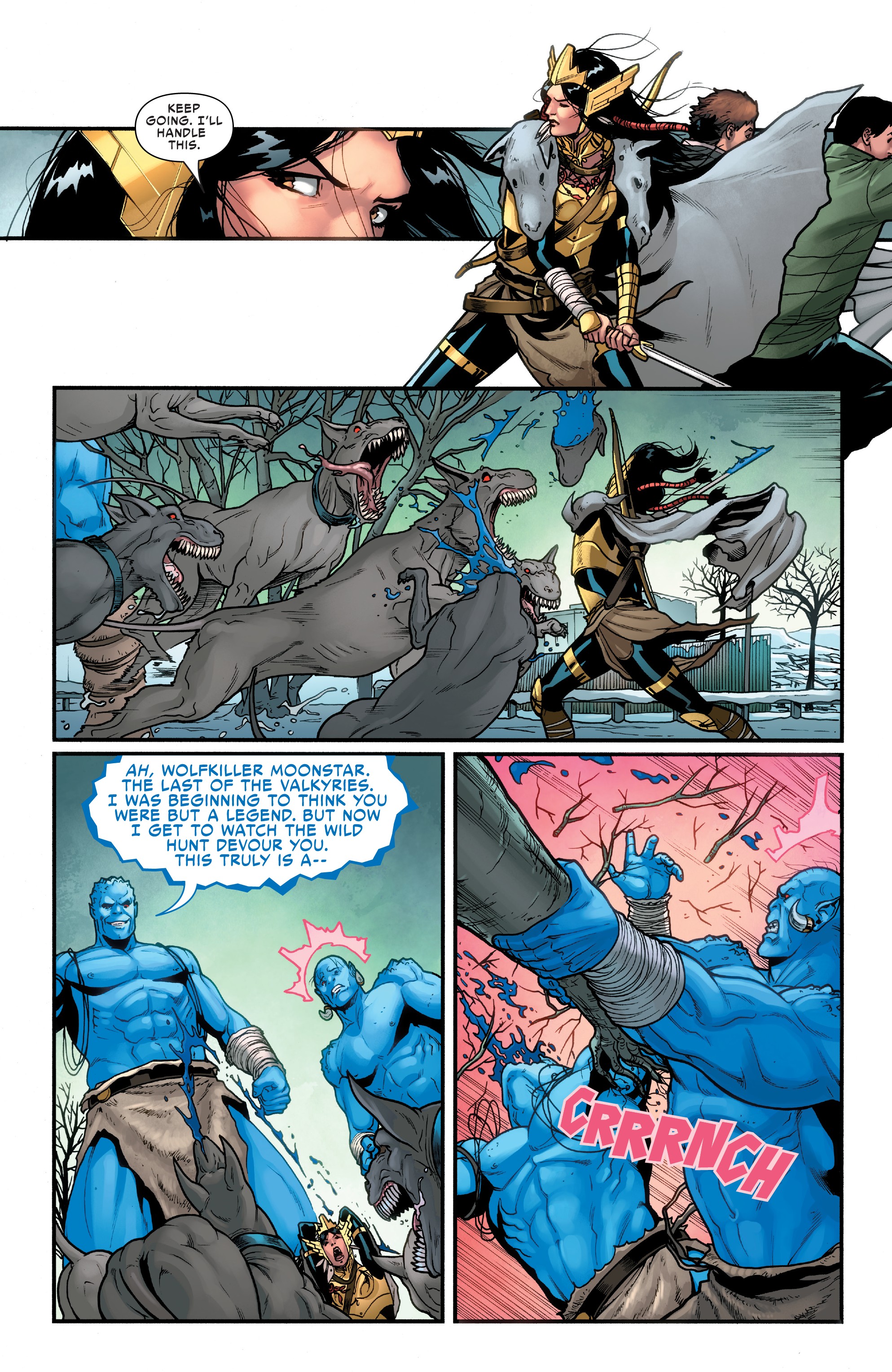 Read online War of the Realms: Uncanny X-Men comic -  Issue #2 - 4