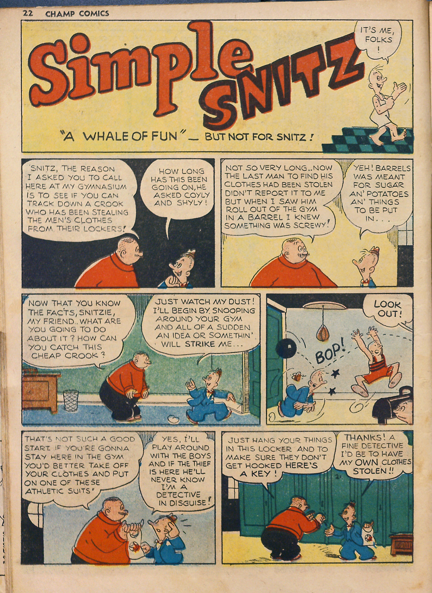 Read online Champ Comics comic -  Issue #16 - 24