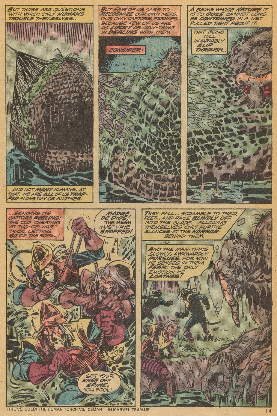 Read online Man-Thing (1974) comic -  Issue #7 - 9